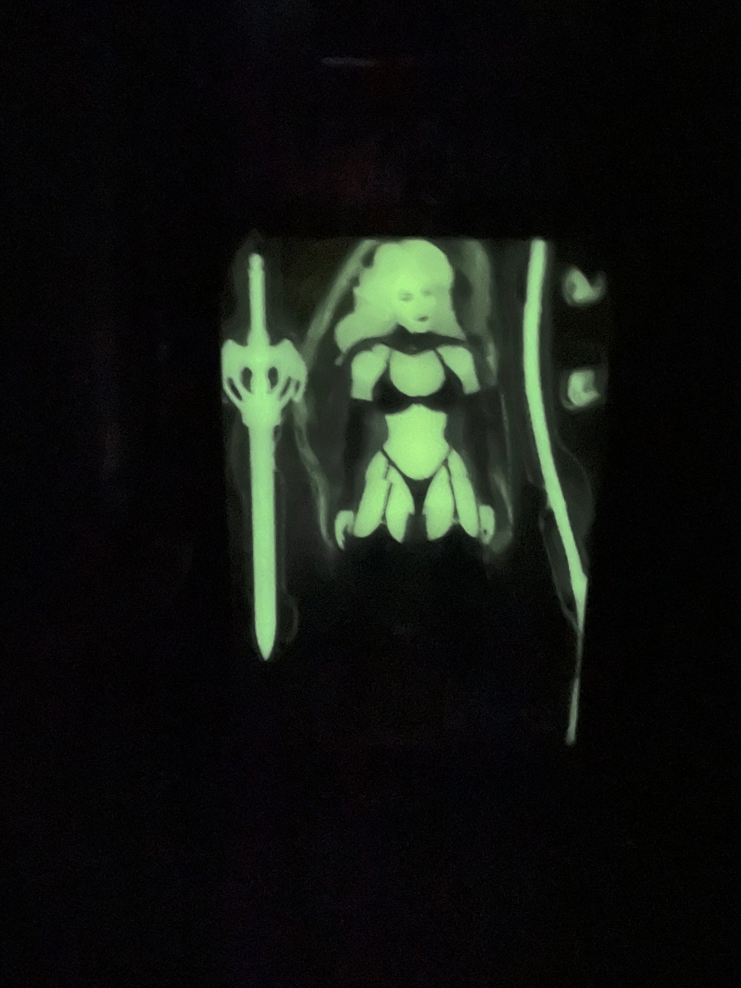 Lady Death Action Figure Glow in the Dark Variant