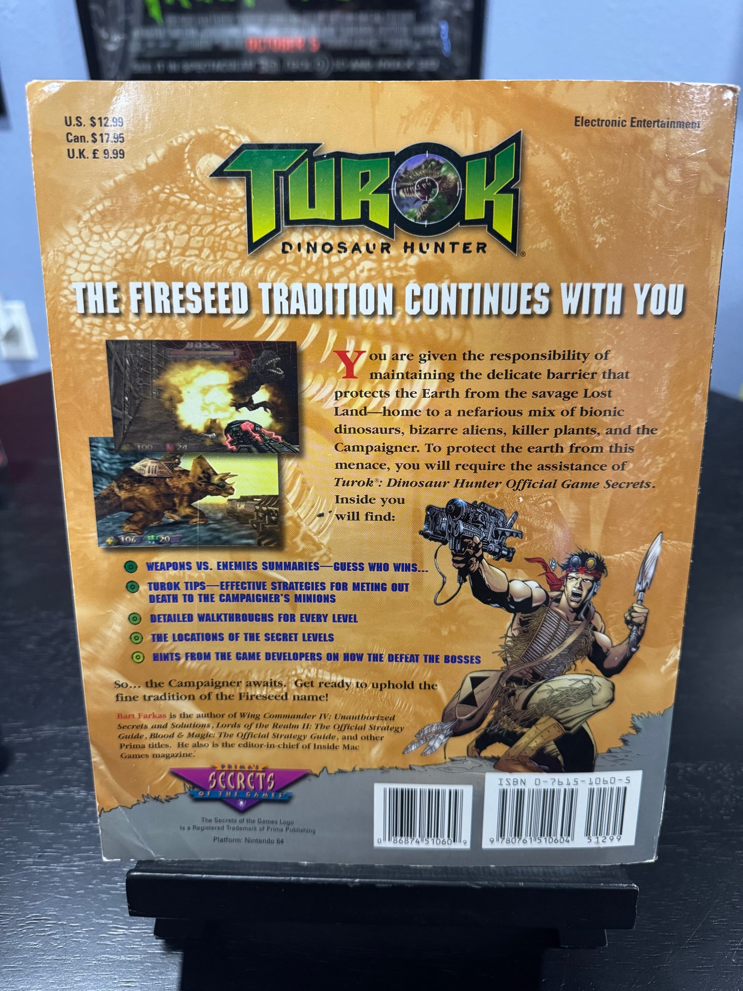 Akklaim Nintendo 64 Turok Official Strategy Guide ko