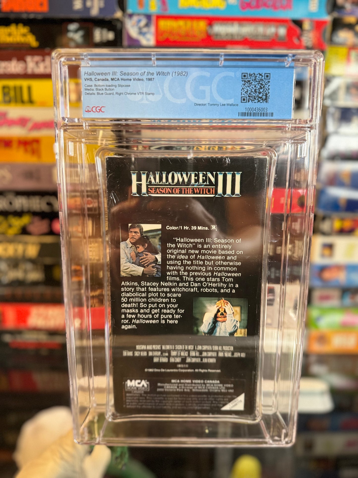 Halloween III: Season of the Witch MCA 1987 VHS CGC 9.4