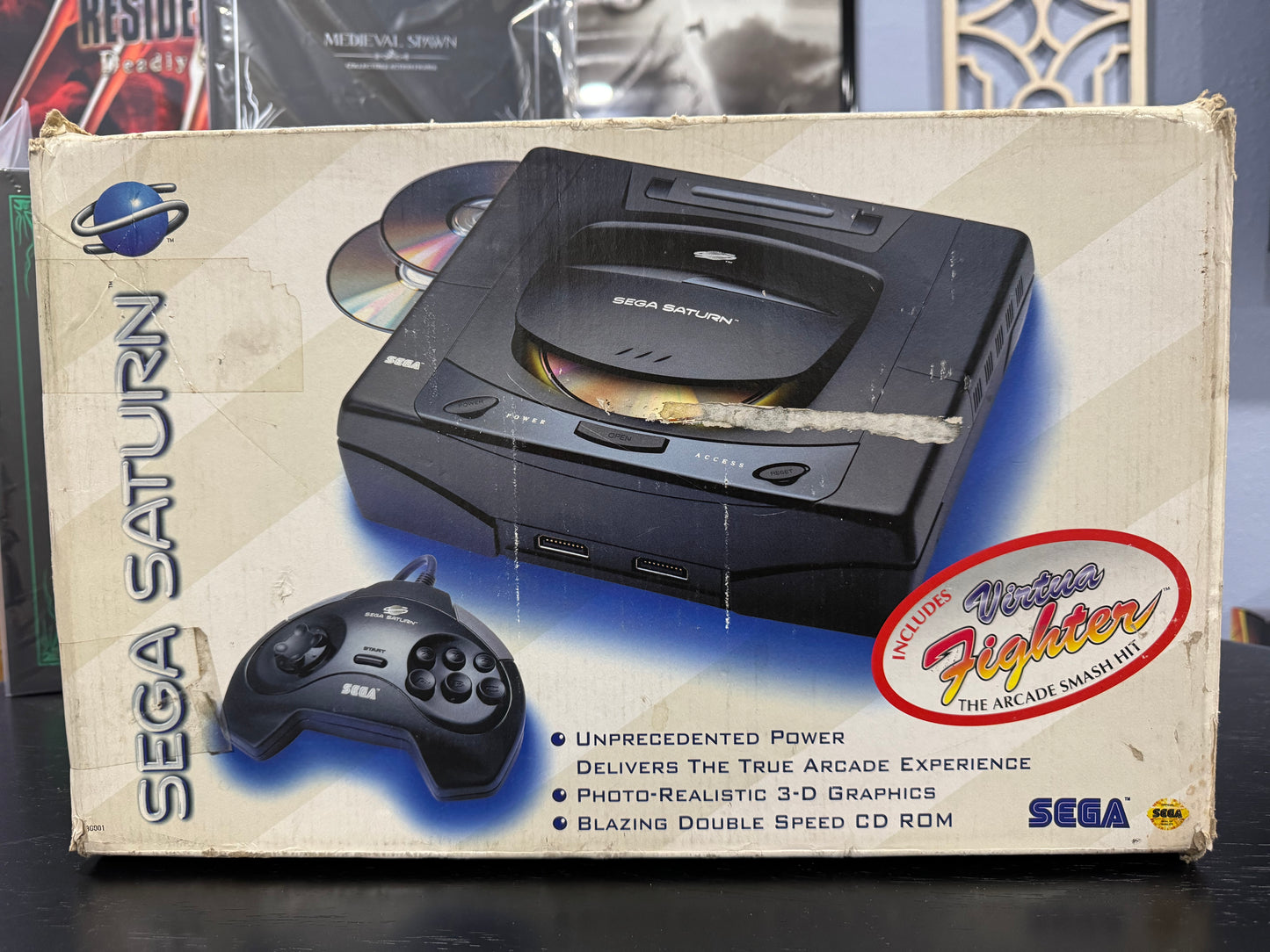 Sega Saturn Console W/ Controller In Box