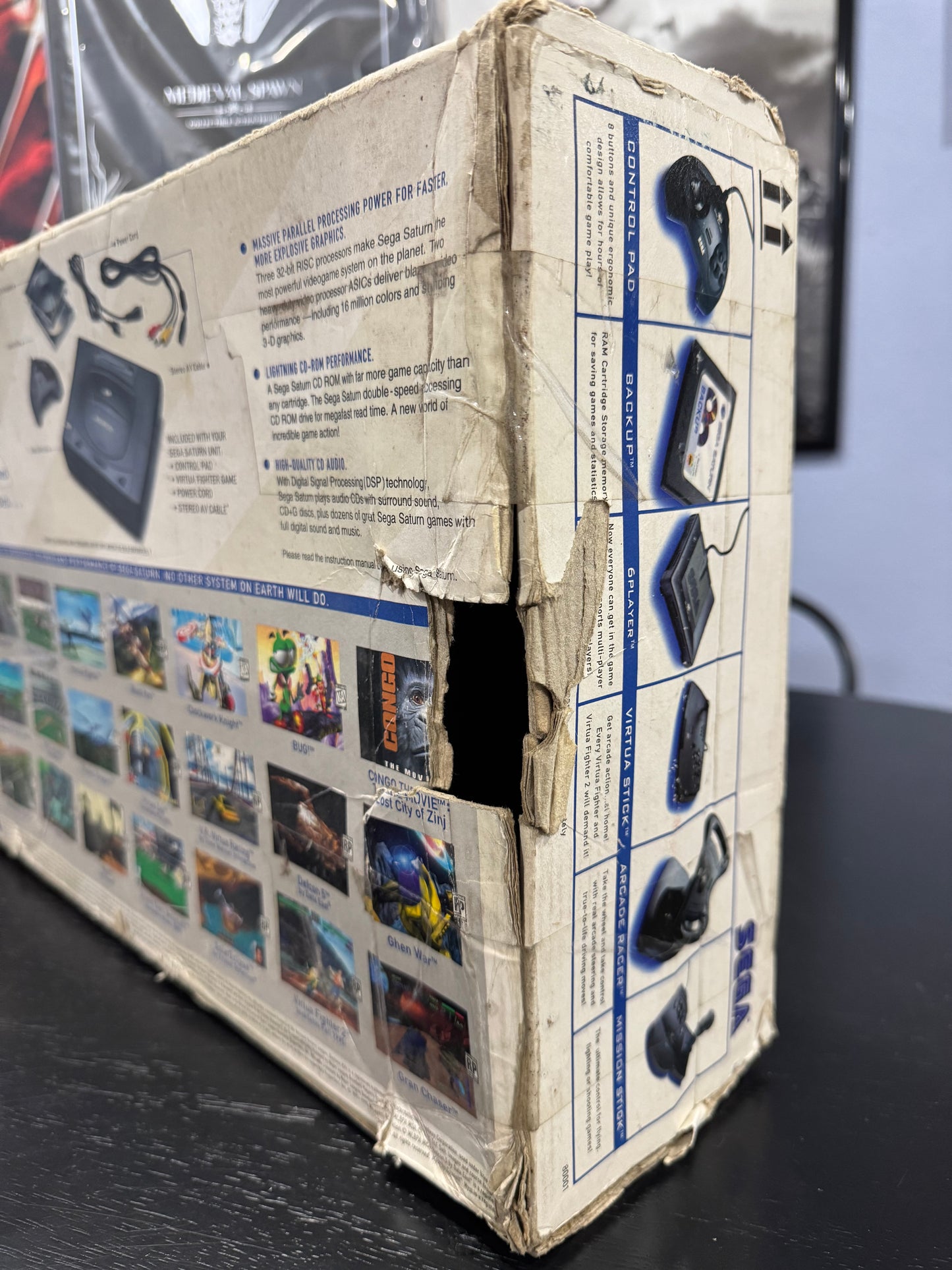 Sega Saturn Console W/ Controller In Box