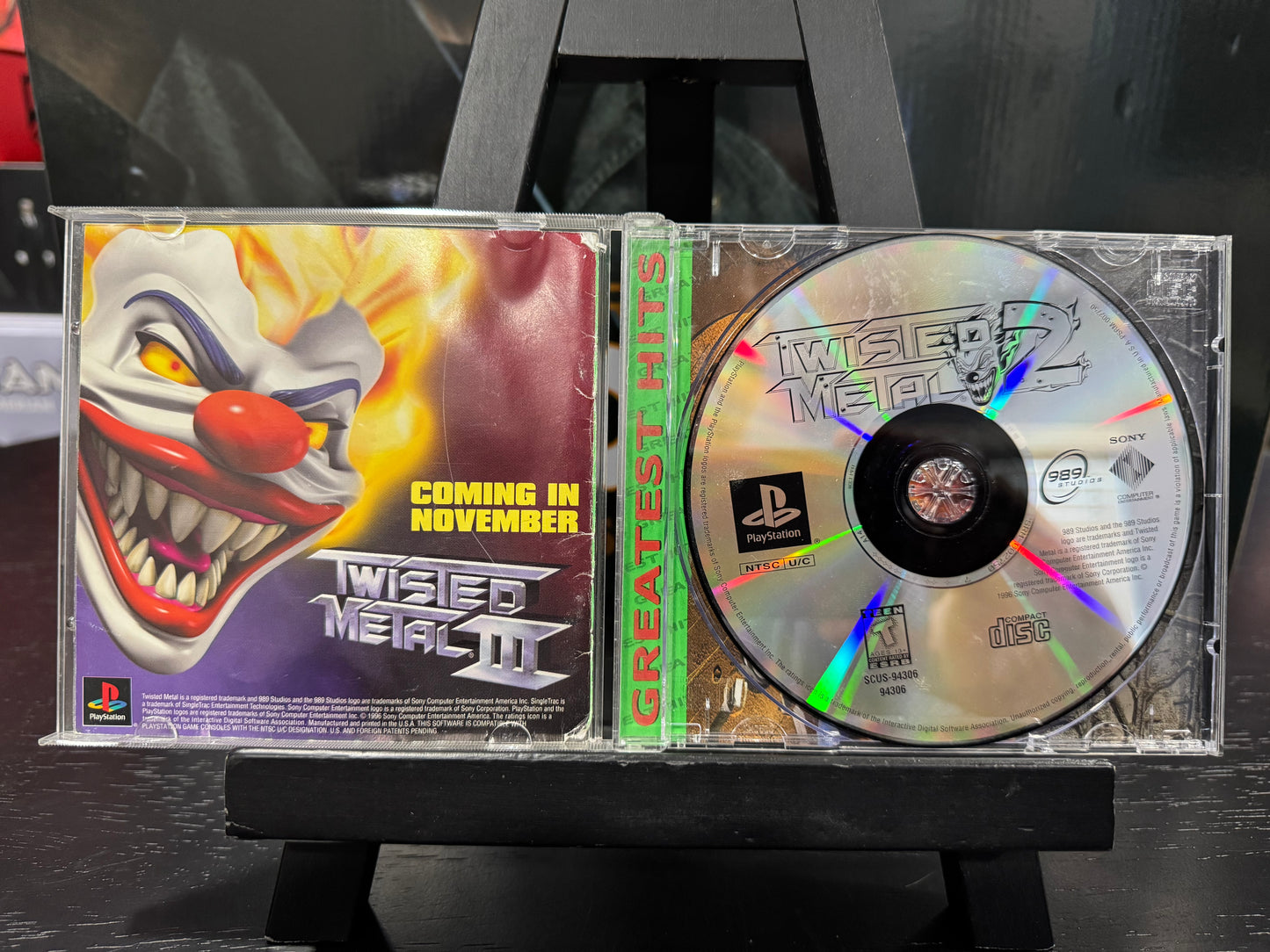 Twisted Metal 2 (Sony PlayStation 1, 1996) Greatest Hits