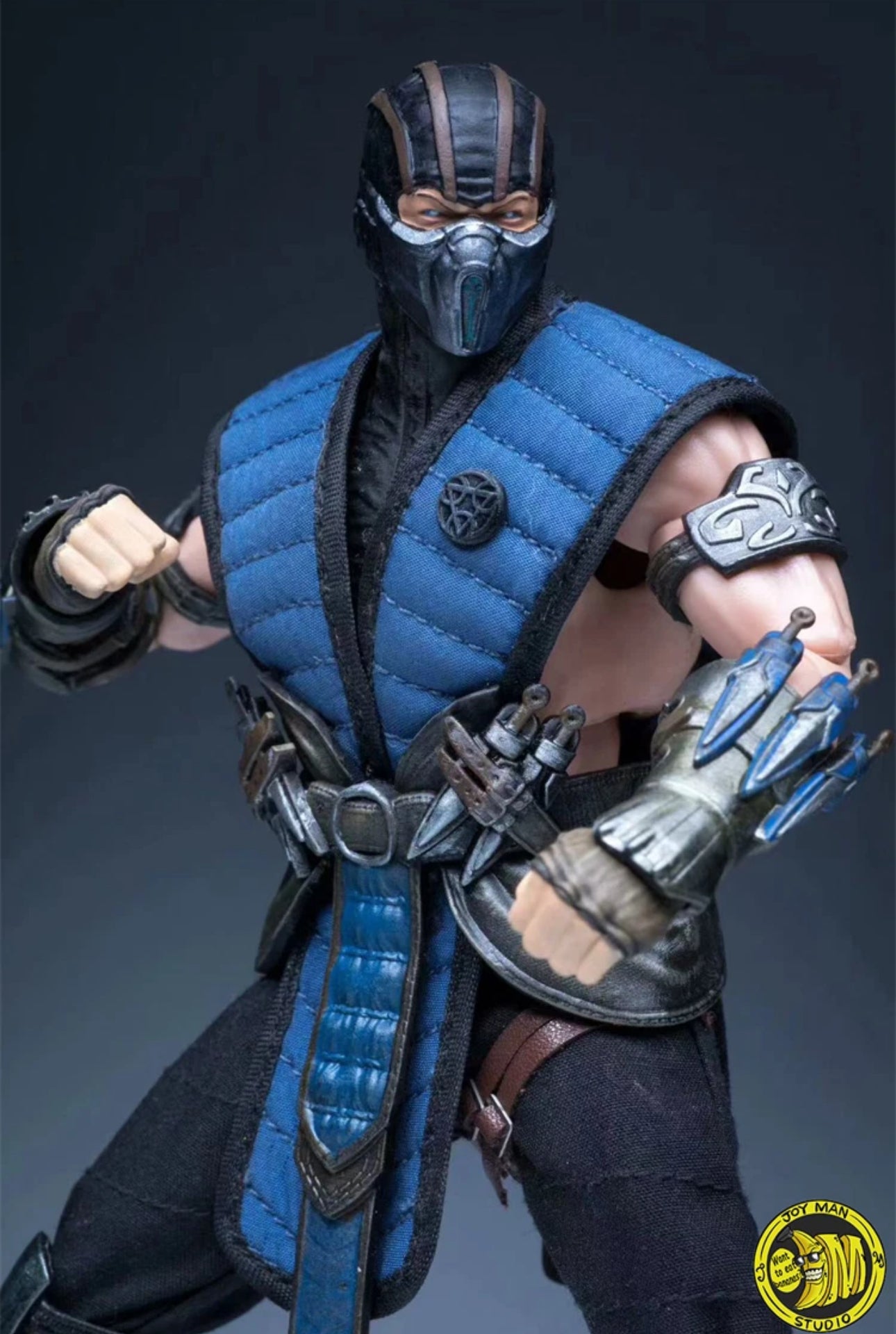 JM toys 1/12 ZK001 Frozen 1:12 Figure SUB ZERO Mortal Kombat 6.5"