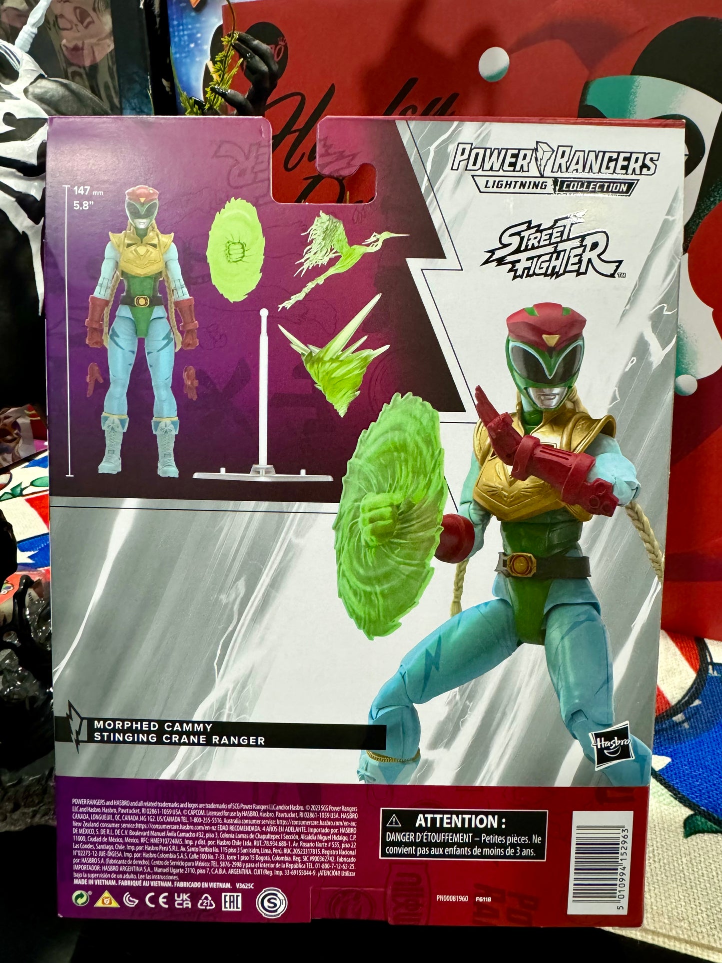 Power Rangers X Street Fighter Morphed Cammy Stinging Crane Ranger