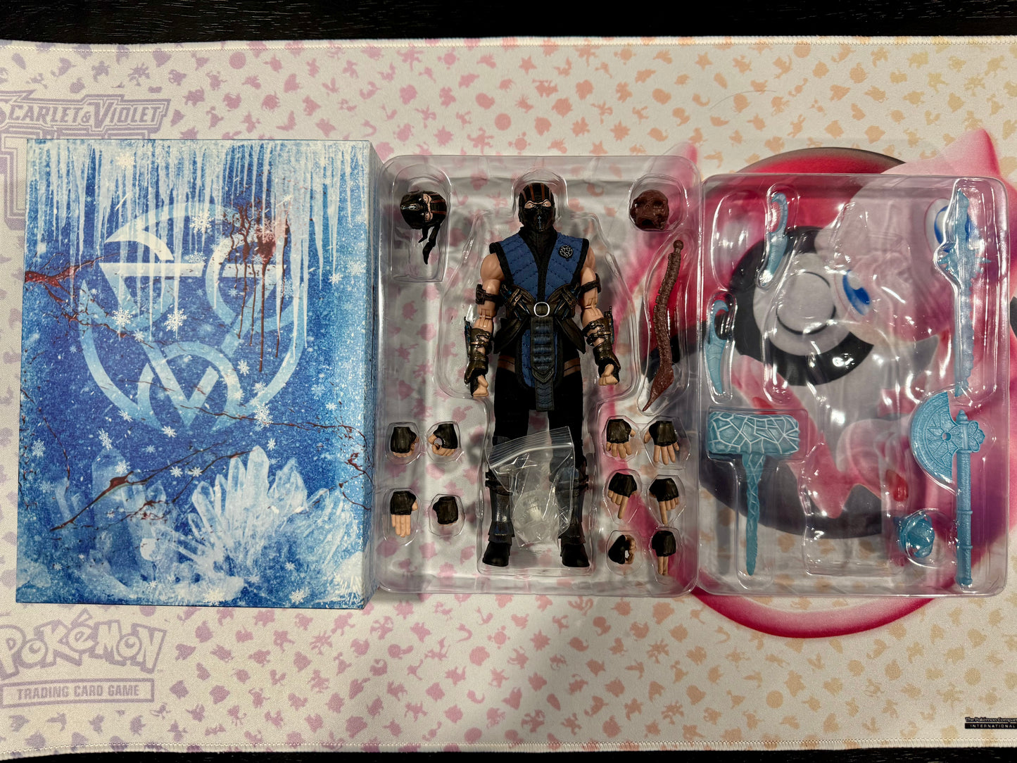 JM toys 1/12 ZK001 Frozen 1:12 Figure SUB ZERO Mortal Kombat 6.5"