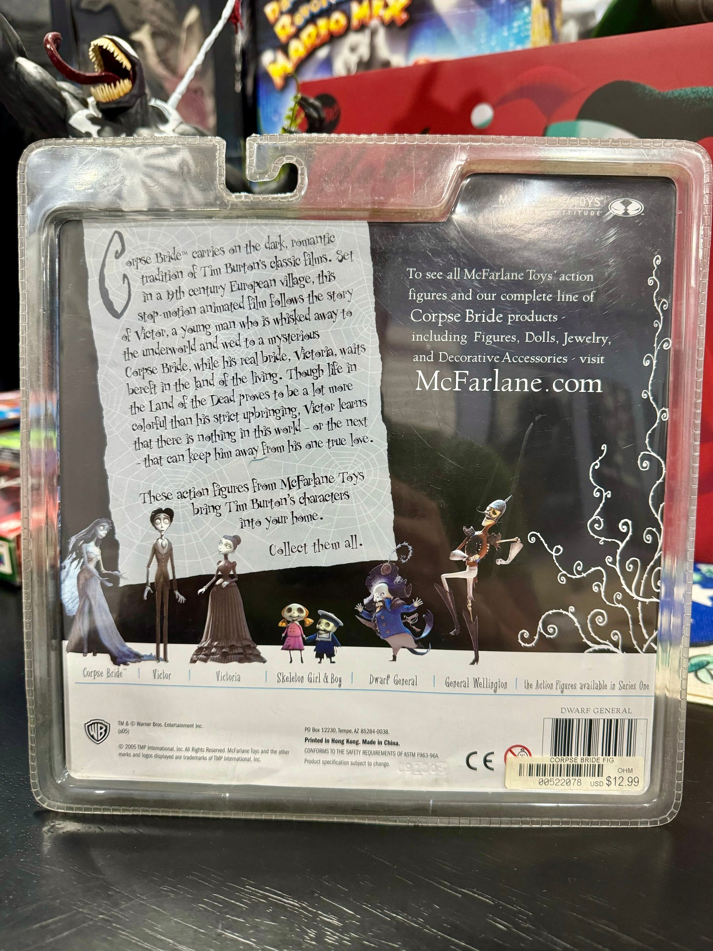 McFarlane Tim Burton’s Corpse Bride Dwarf General Series One