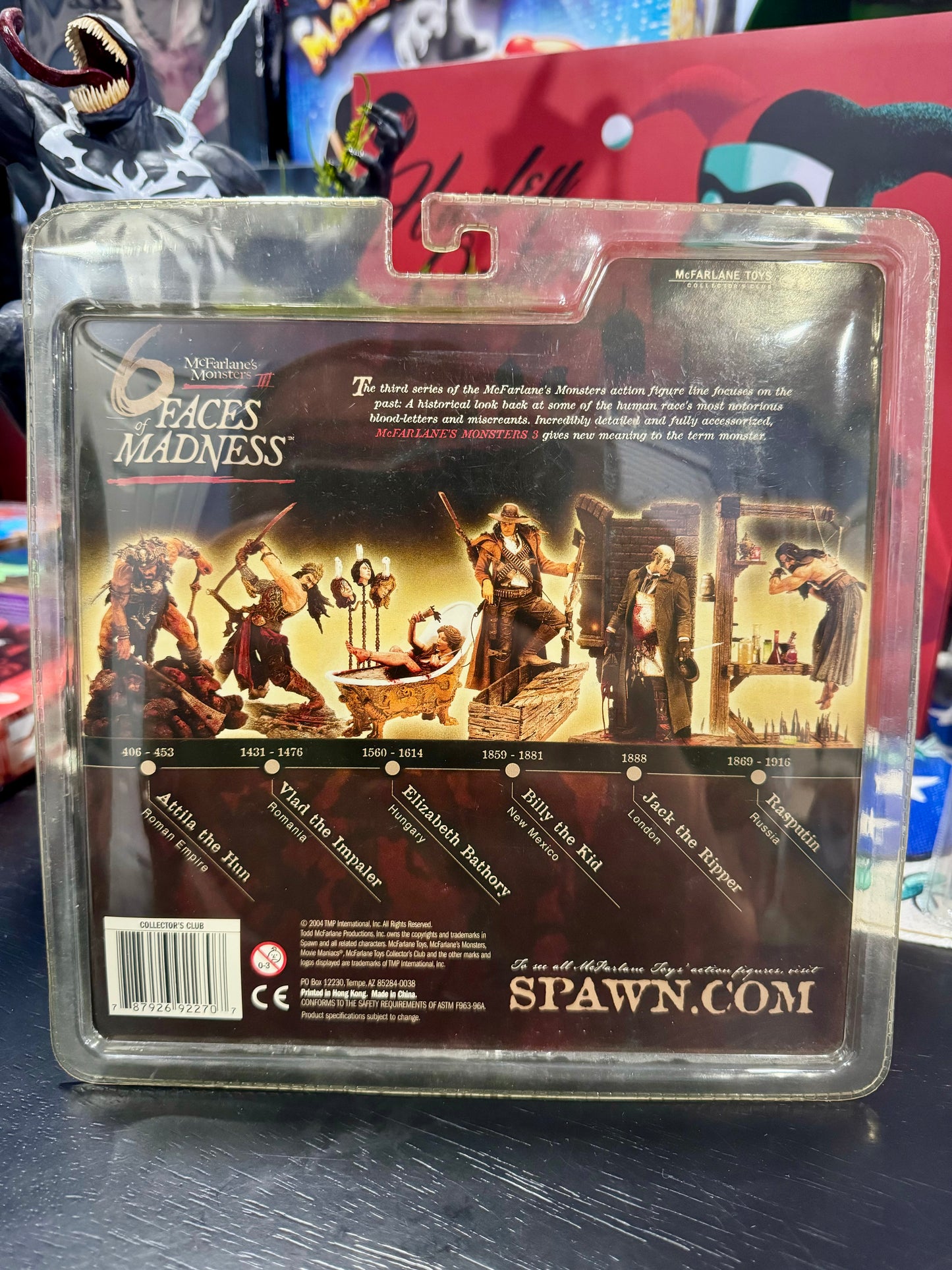 McFarlane Monsters III 6 Faces of Madness Collector’s Club Accessory Pack