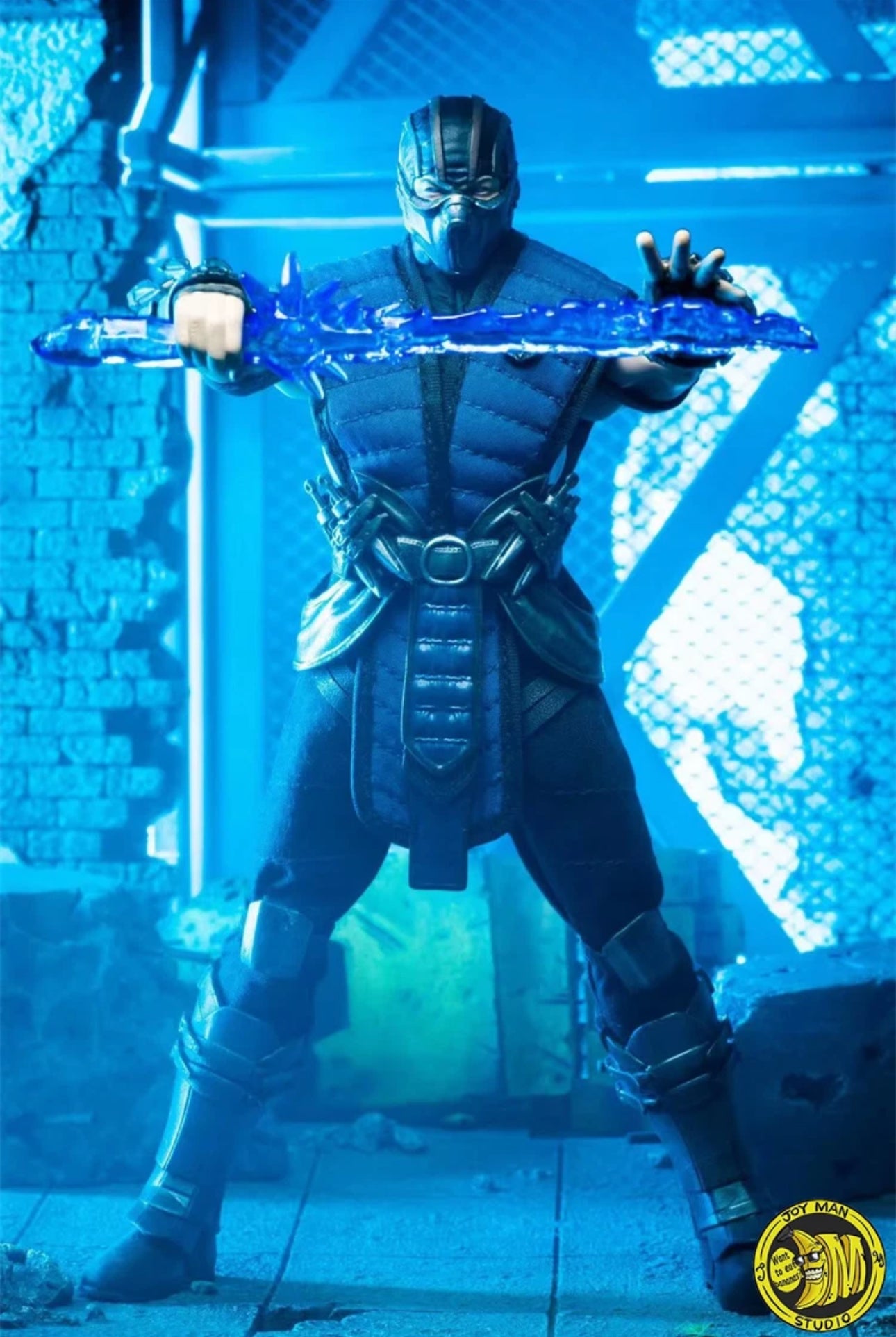 JM toys 1/12 ZK001 Frozen 1:12 Figure SUB ZERO Mortal Kombat 6.5"