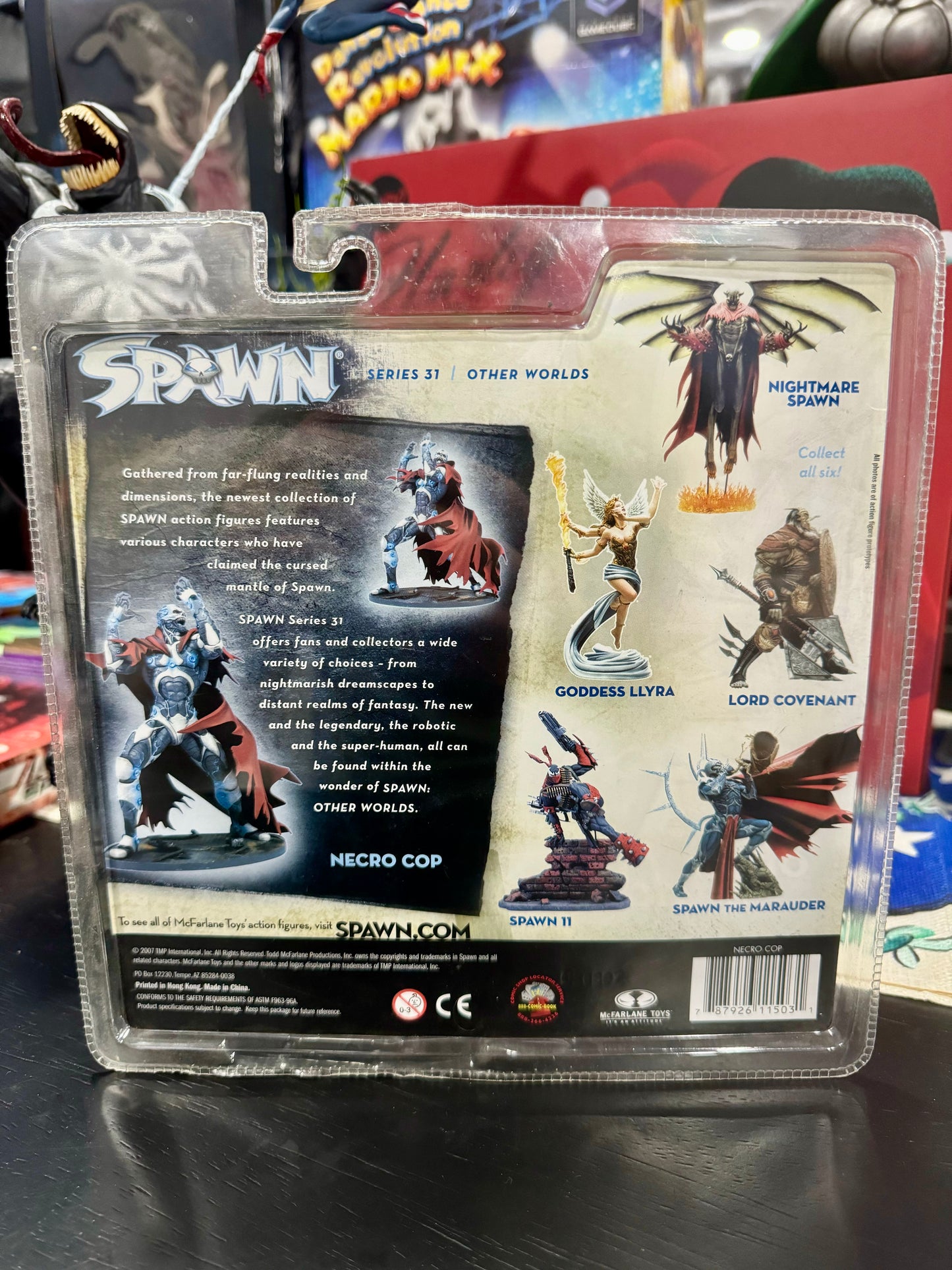Mcfarlane Spawn Other Worlds Necro Cop Series 31