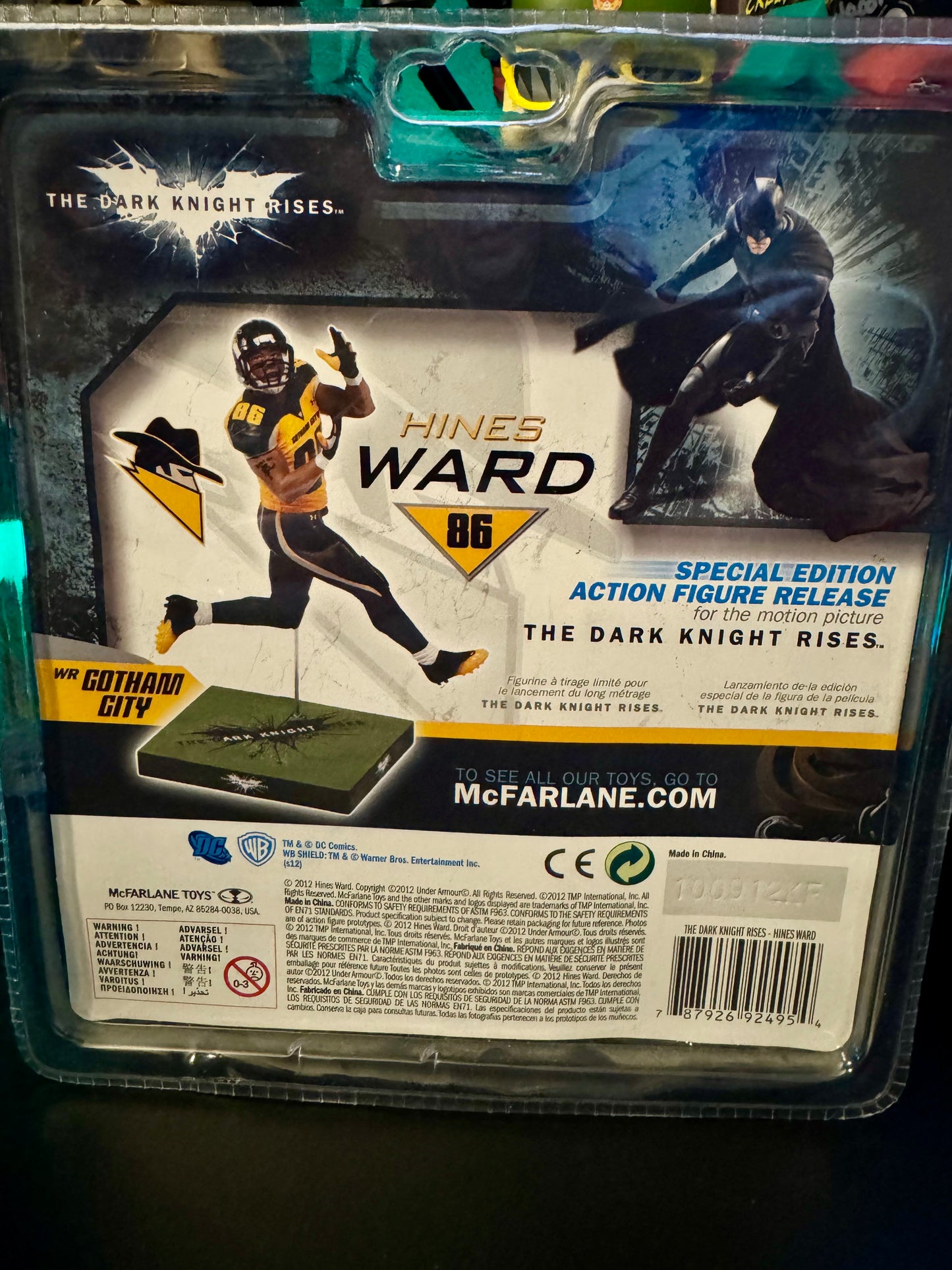 Mcfarlane Hines Ward Action Figure Gotham Rogues Dark Knight Rises