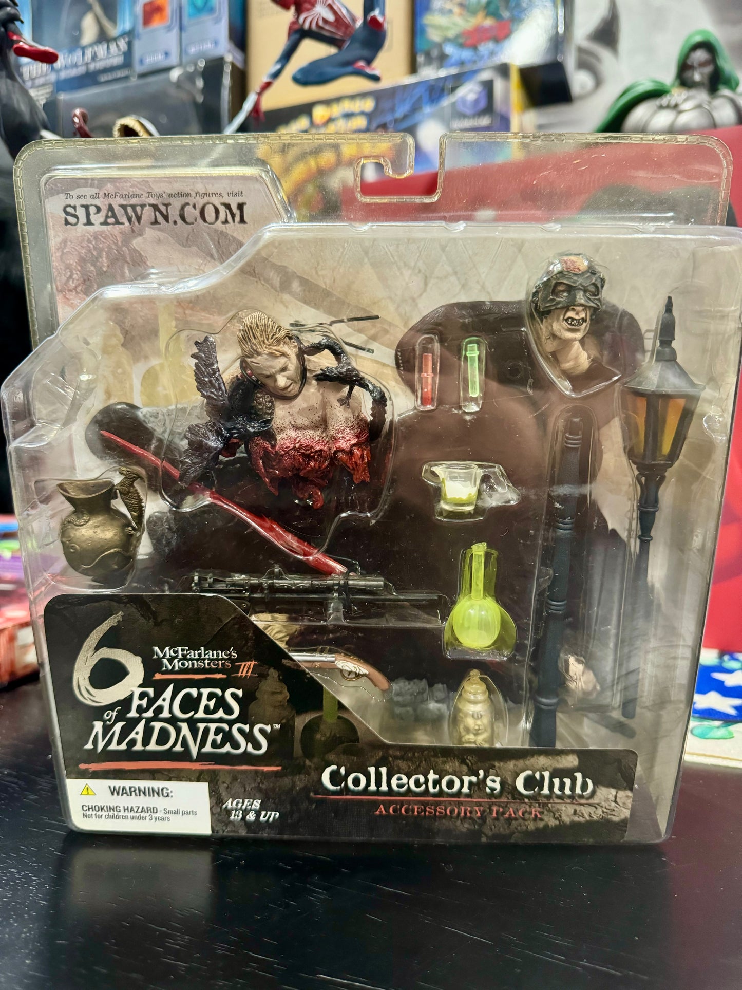 McFarlane Monsters III 6 Faces of Madness Collector’s Club Accessory Pack