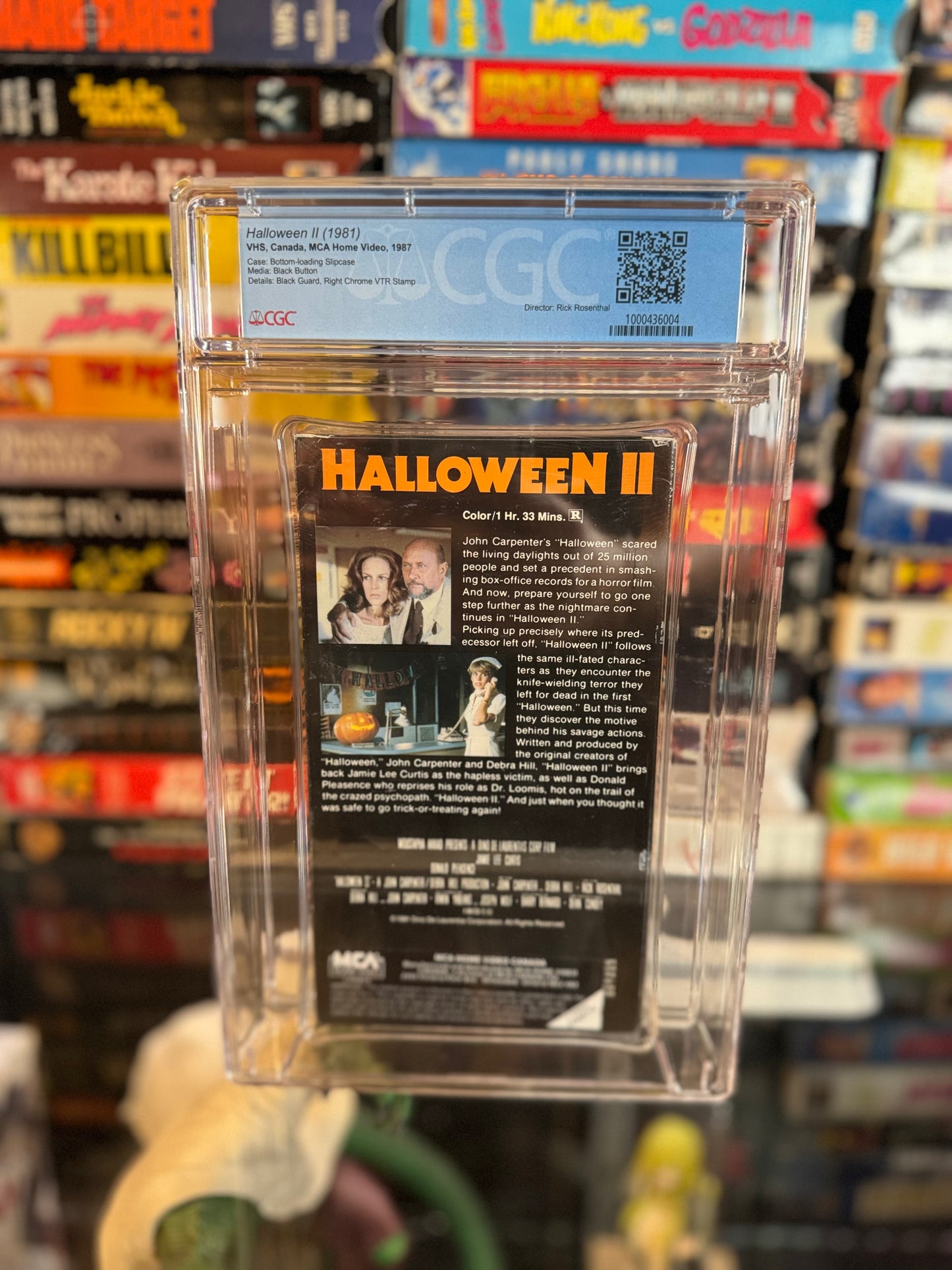 Halloween II VHS MCA 1987 CGC 9.2