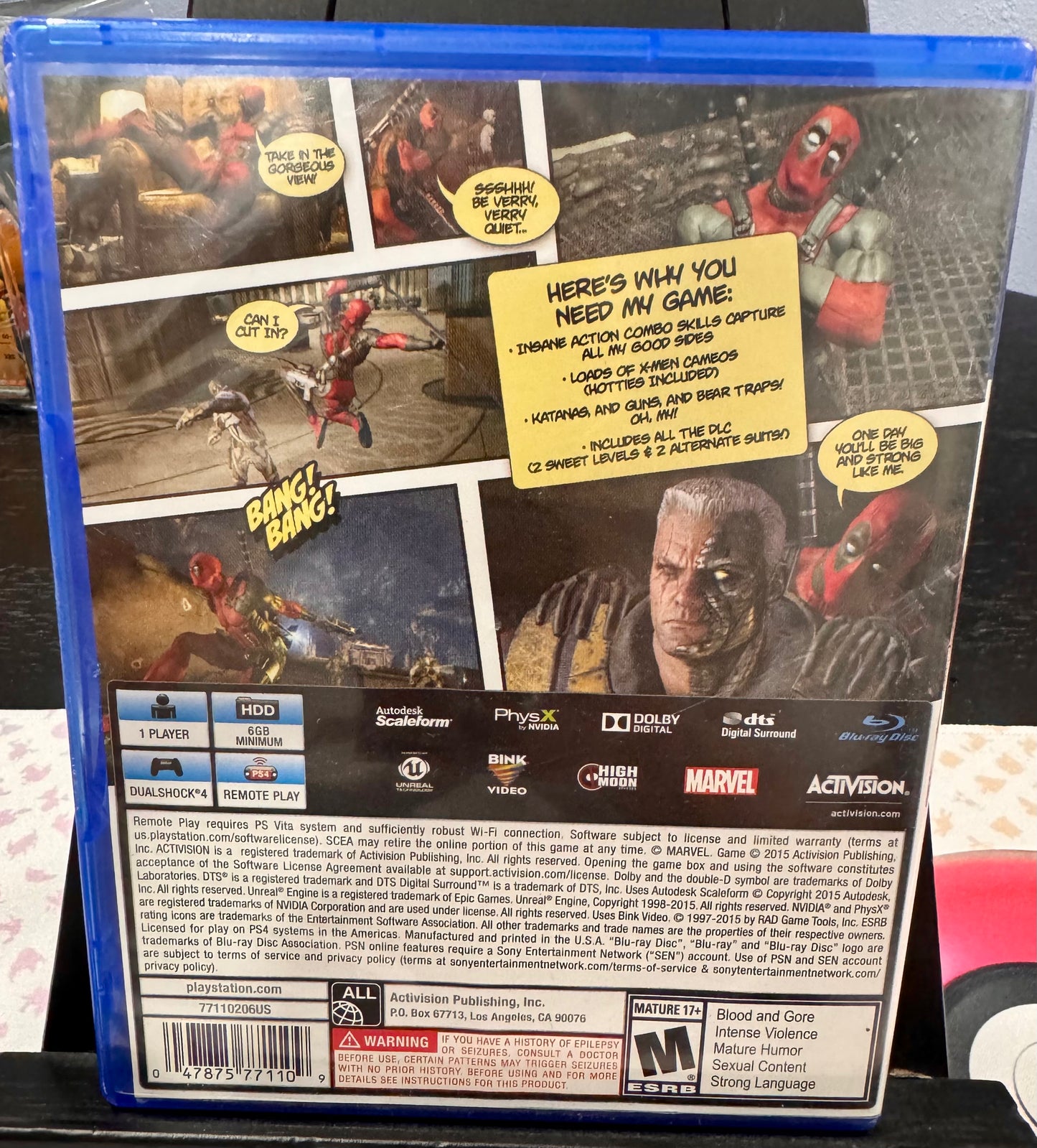 Deadpool (Sony PlayStation 4, 2015)