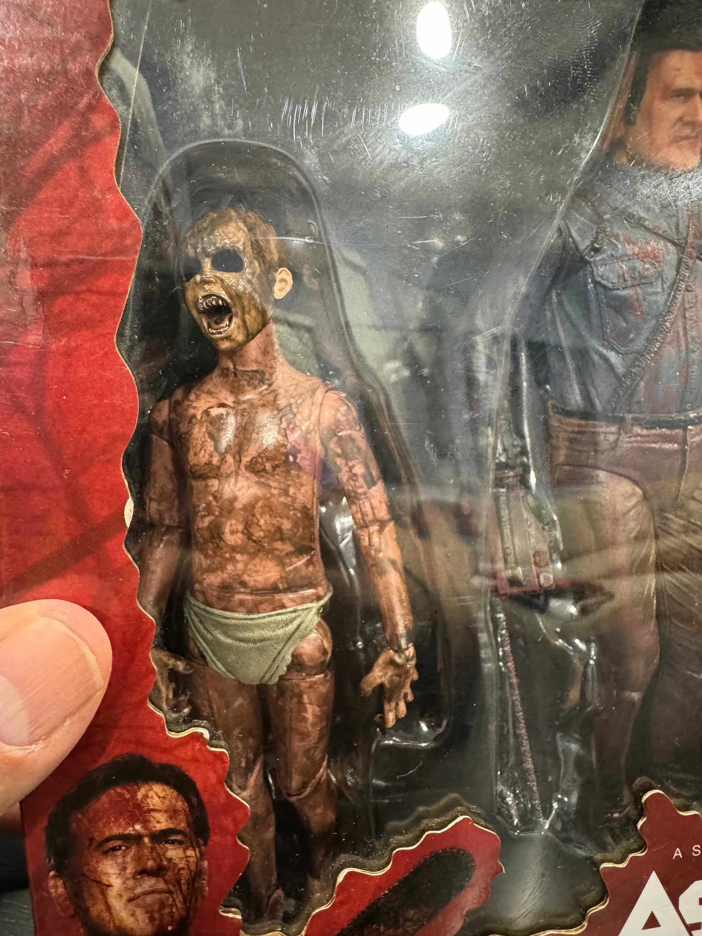 Neca Ash Vs Evil Dead: Bloody Ash Faces Demon Spawn