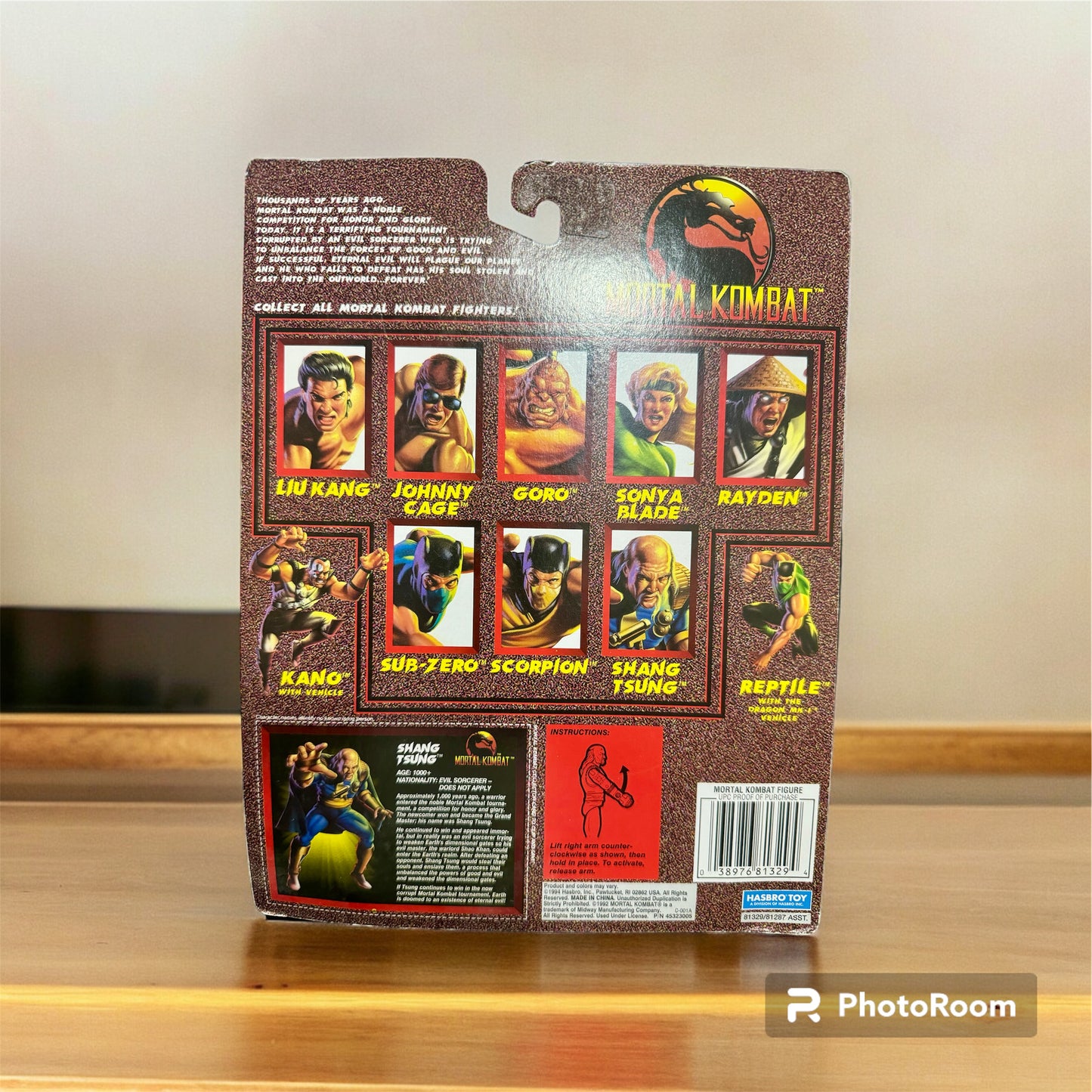 Mortal Kombat Shang Tsung Action Figure 1994 Hasbro