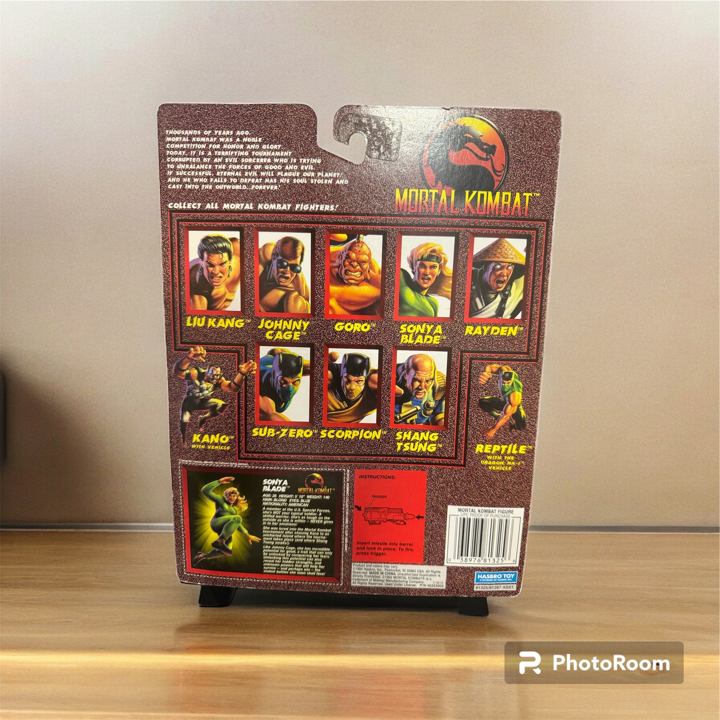 Mortal Kombat Sonya Blade Action Figure 1994 Hasbro