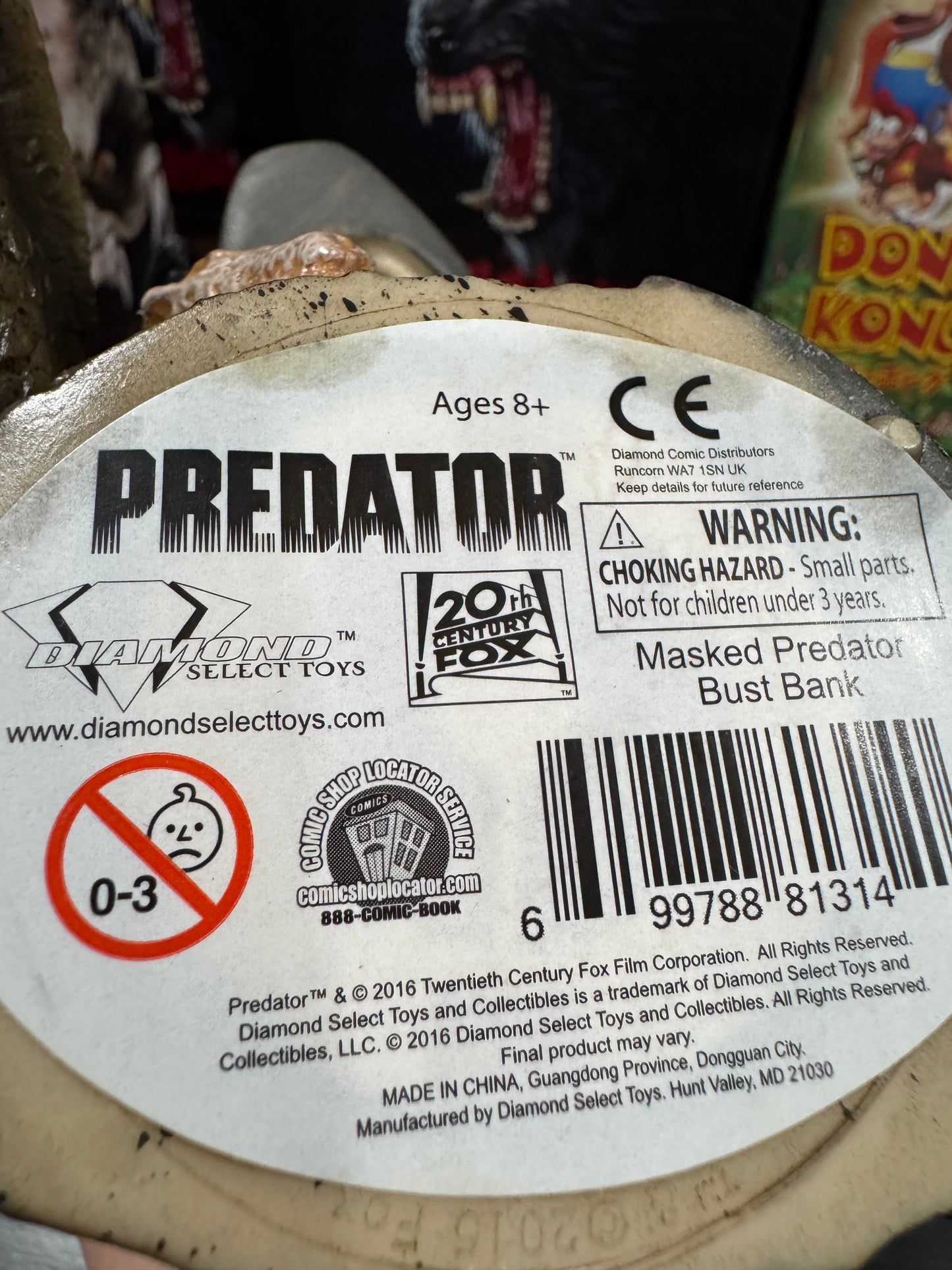 Diamond Select Masked Predator Bust Bank