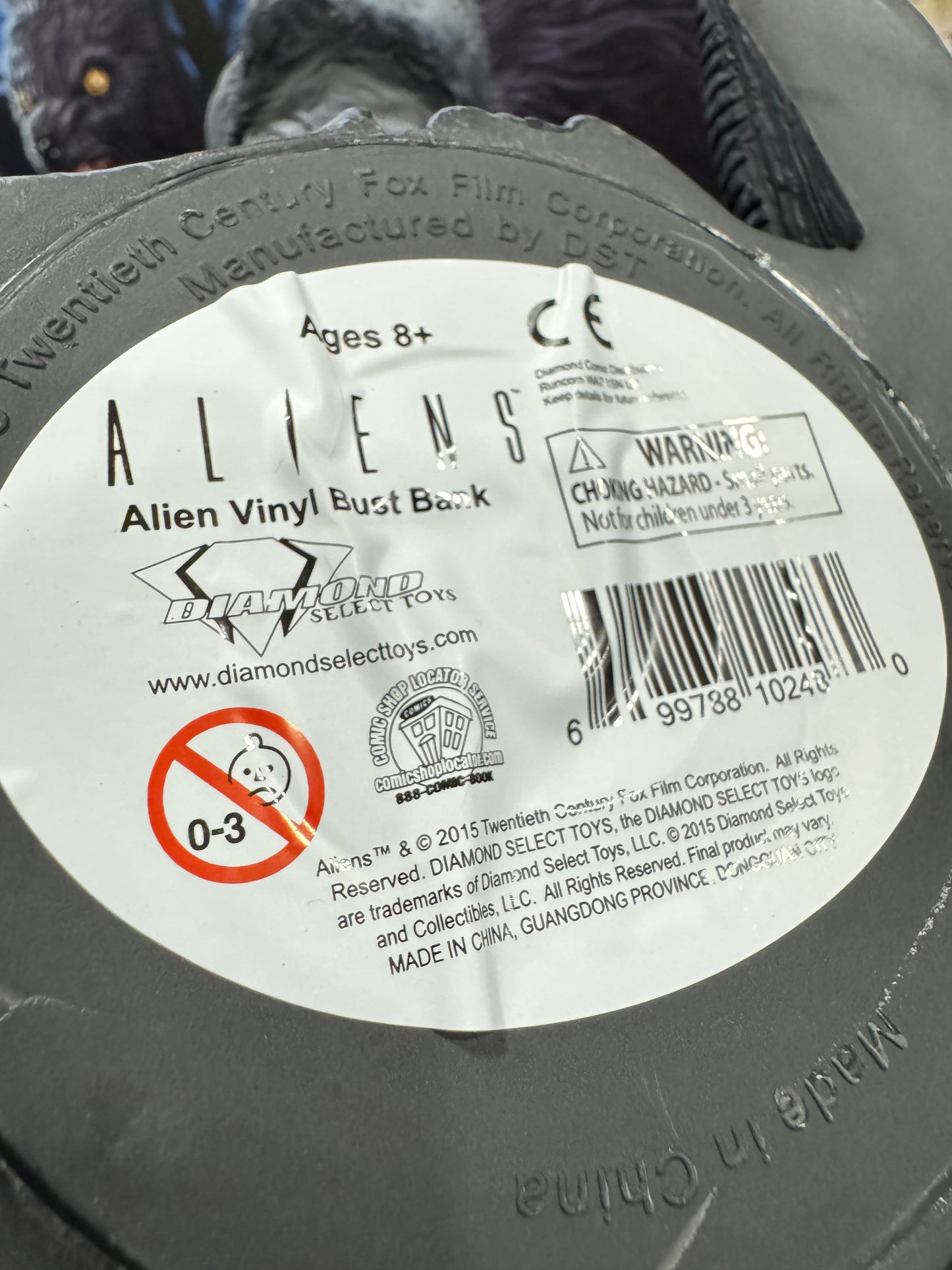 Diamond Select Alien Vinyl Bust Bank