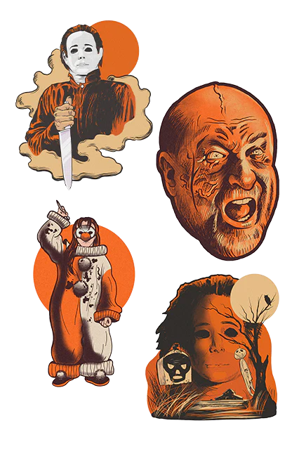 HALLOWEEN 4: THE RETURN OF MICHAEL MYERS WALL DECOR - SERIES 1