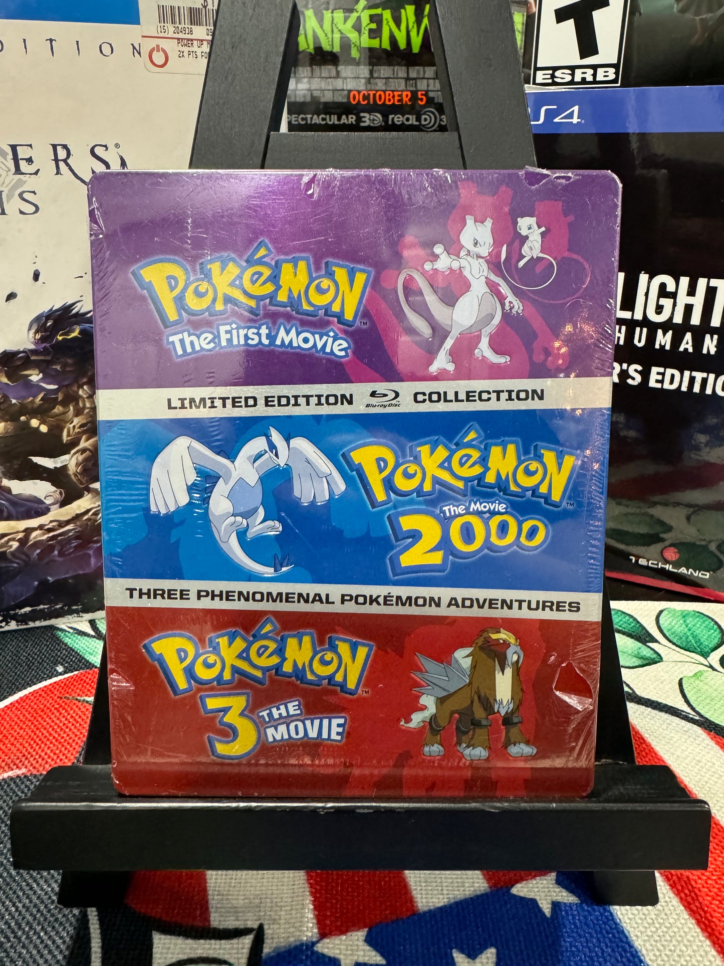 Pokémon The First Movie, Pokemon 2000 & Pokemon 3 The Movie Steelbook