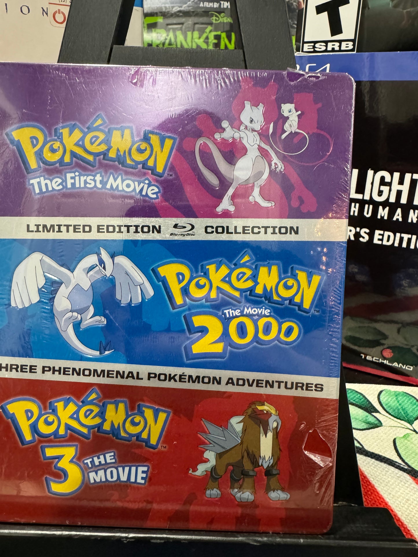 Pokémon The First Movie, Pokemon 2000 & Pokemon 3 The Movie Steelbook