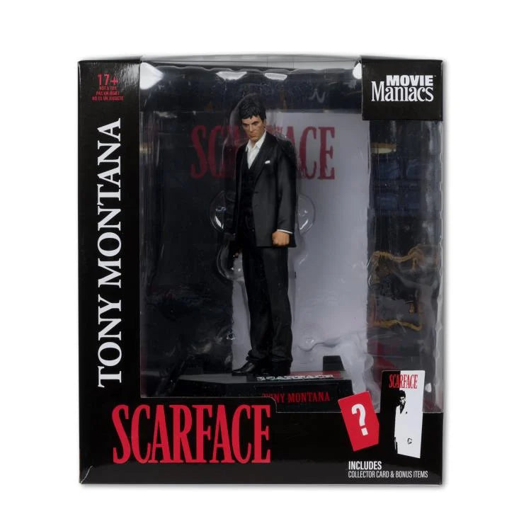 Scarface Movie Maniacs Tony Montana 6" Limited Edition Figure