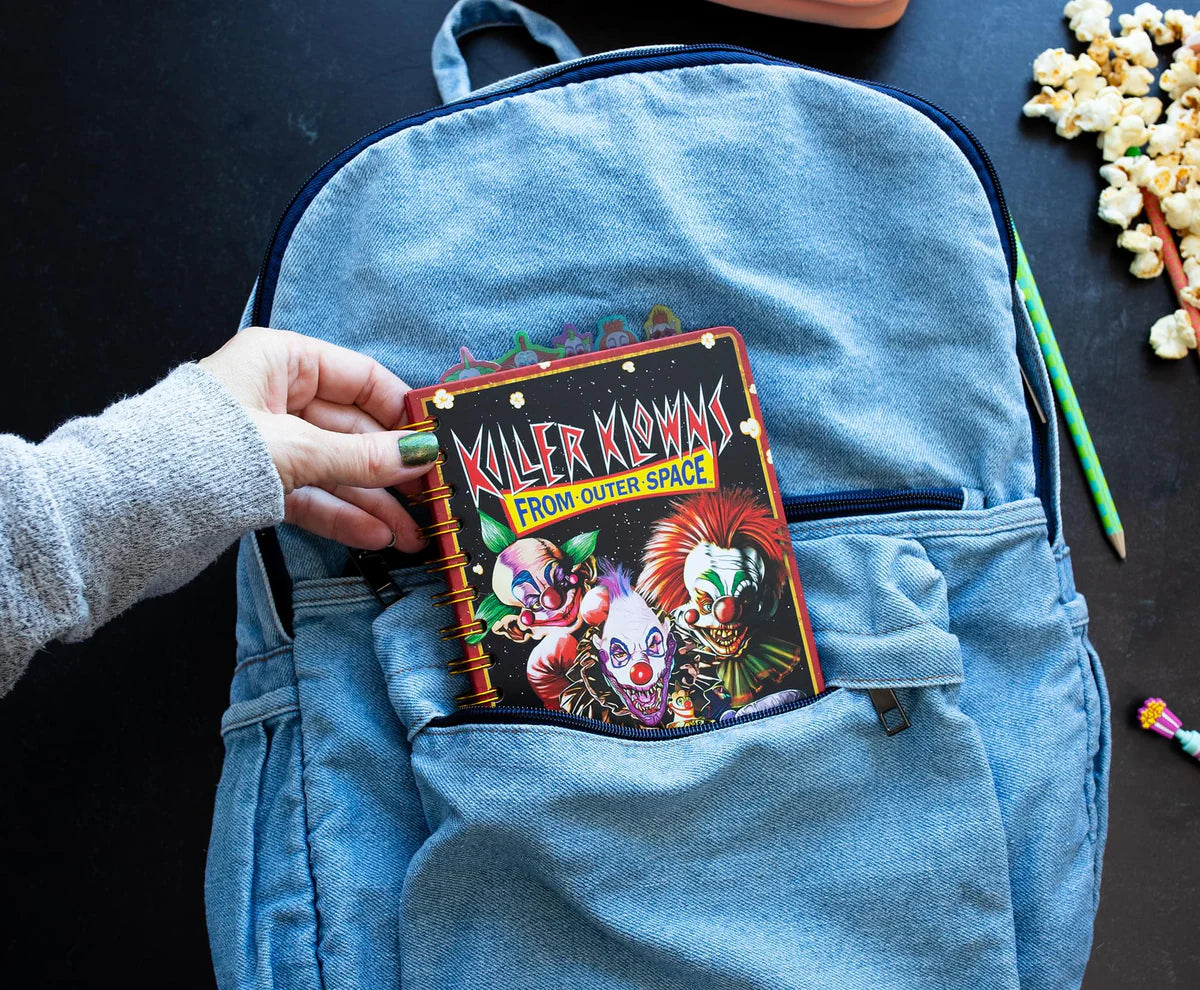 KILLER KLOWNS FROM OUTER SPACE 5-TAB SPIRAL NOTEBOOK WITH 75 SHEETS