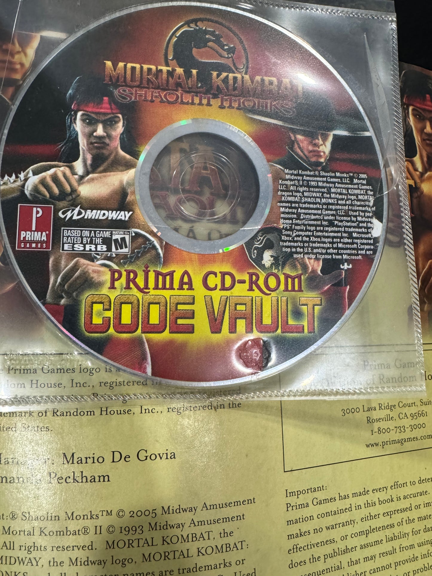 Mortal Kombat Shaolin Monks Primary Games Strategy Guide