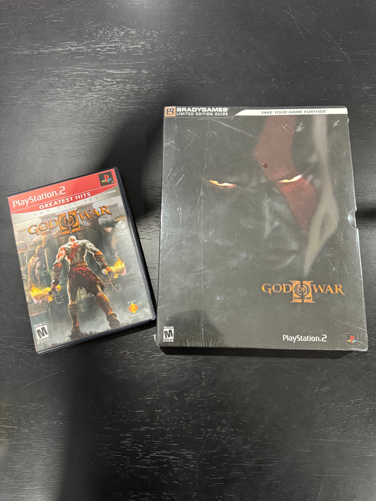 God of War II PS2 Game & LIMITED EDITION BRADYGAMES STRATEGY GUIDE
