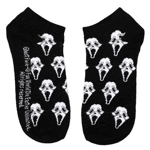 Ghost Face Icons Ankle Sock 5-Pair Set