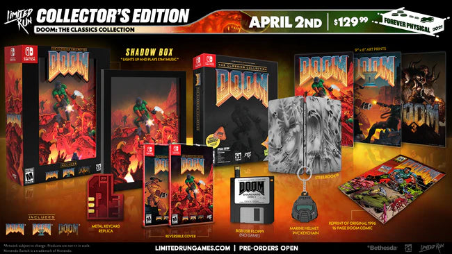 Doom: The Classic's Collection Nintendo Switch Limited Run