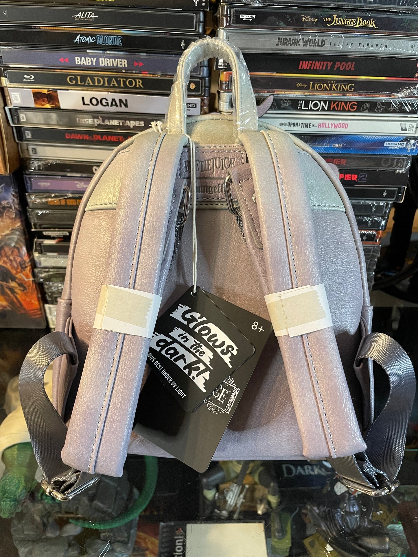 Beetlejuice Tombstone Glow-in-the-Dark Mini-Backpack - Entertainment Earth Exclusive