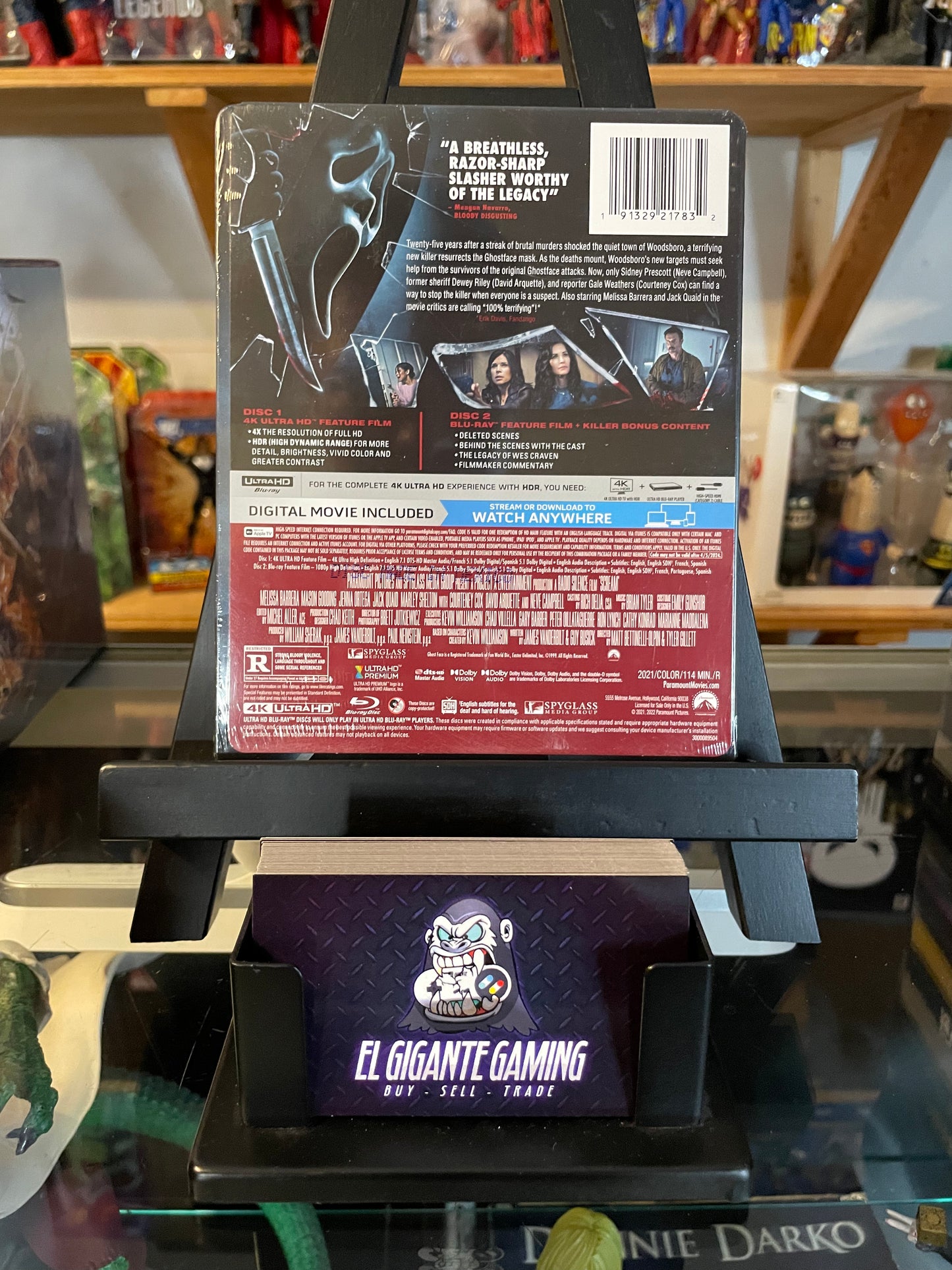 Scream (2022) Steelbook - 4K UHD/Blu-ray/Digital