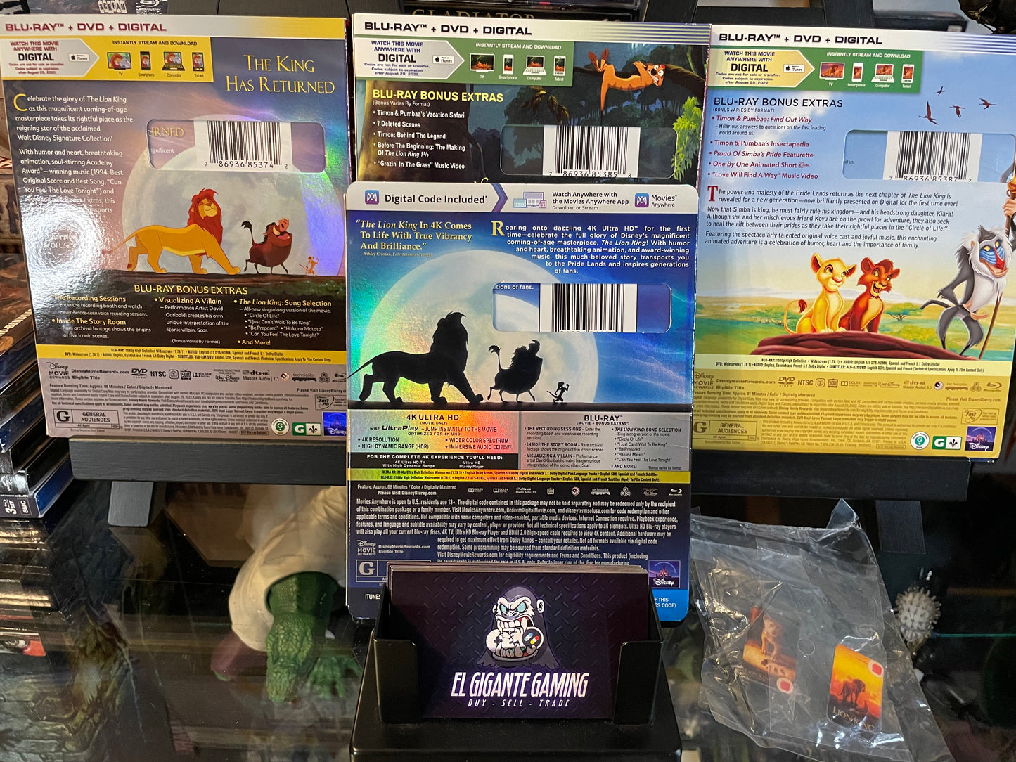 Lion King Bundle: 4K/Blu Rays