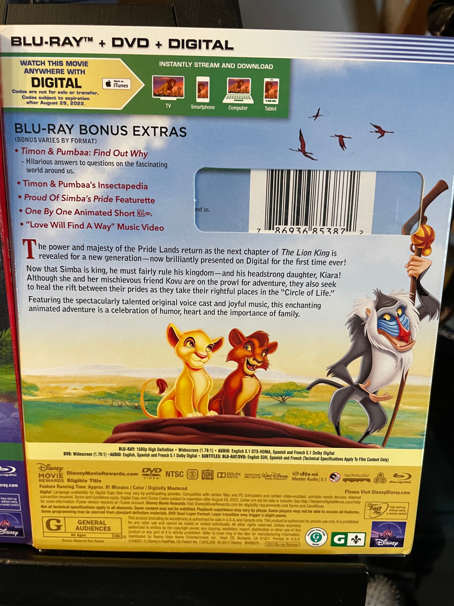 Lion King Bundle: 4K/Blu Rays