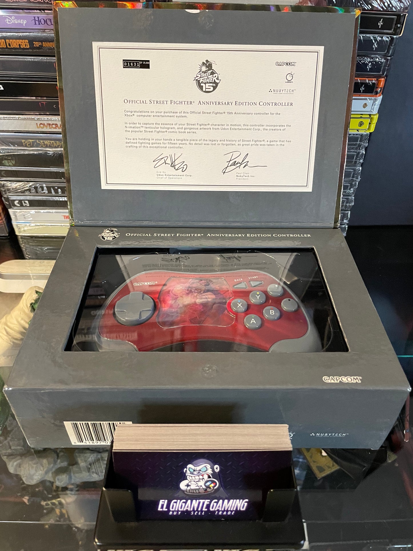 Official Street Fighter 15th Anniversary Bison Original Xbox Controller