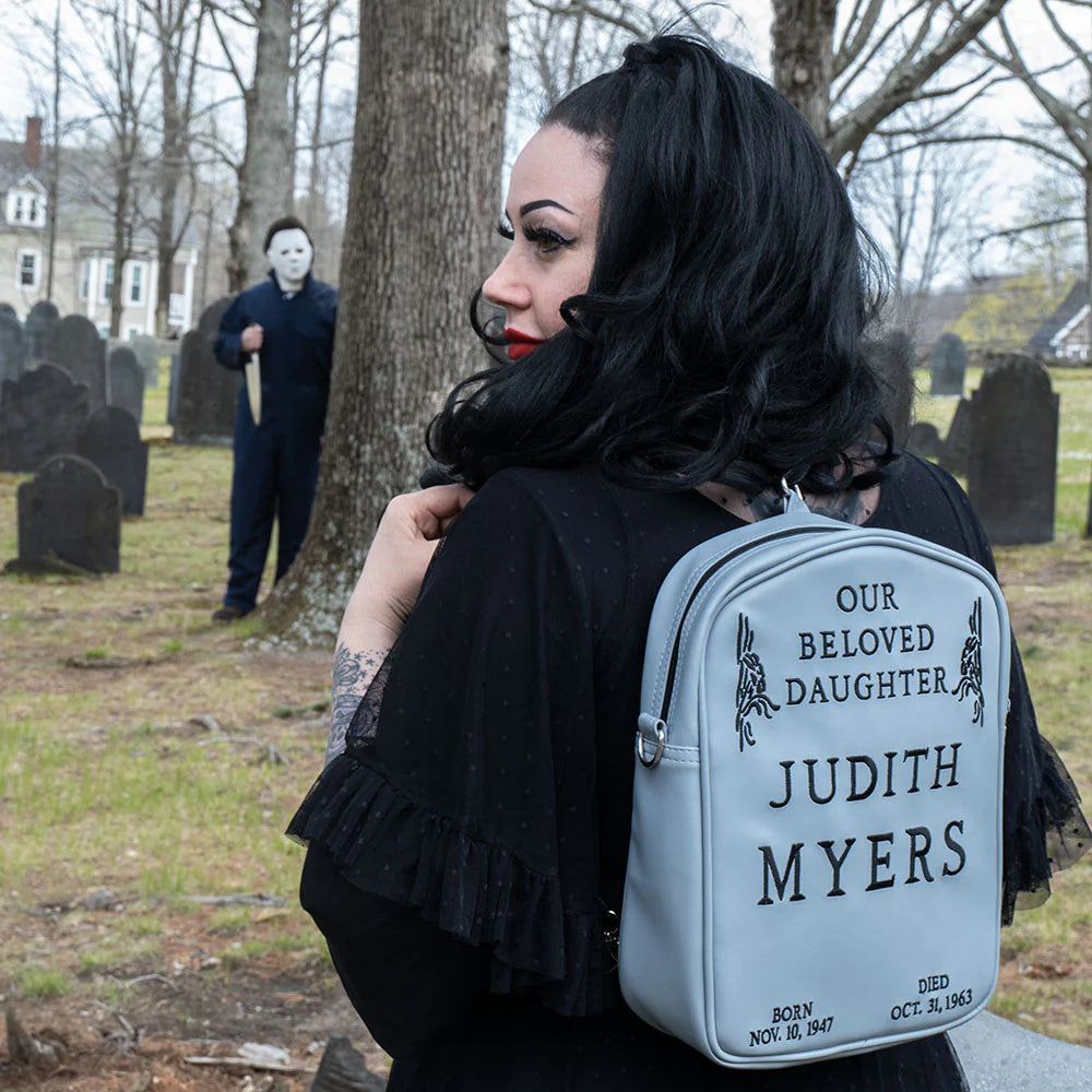 HALLOWEEN-JUDITH MYERS TOMBSTONE BAG