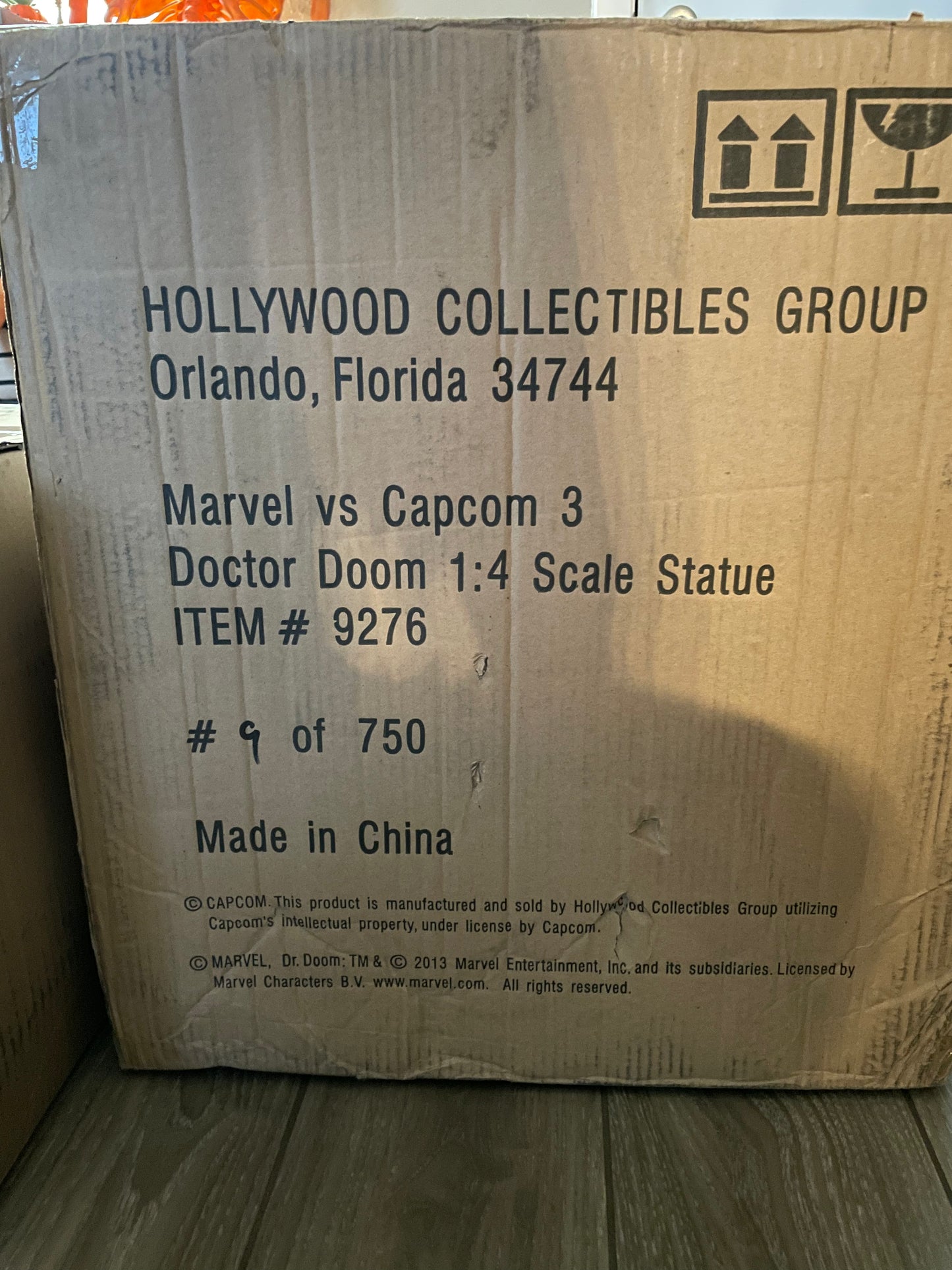 Hollywood Collectibles Group Marvel Vs. Capcom 3 Doctor Doom 1:4 Scale Statue