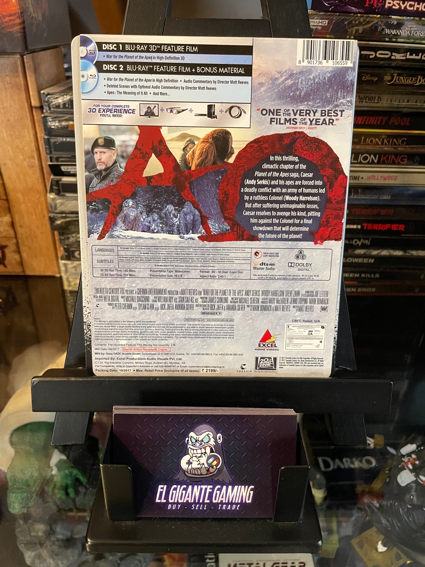 Planet of the Apes Steelbooks Bundle