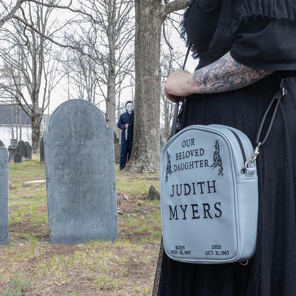 HALLOWEEN-JUDITH MYERS TOMBSTONE BAG