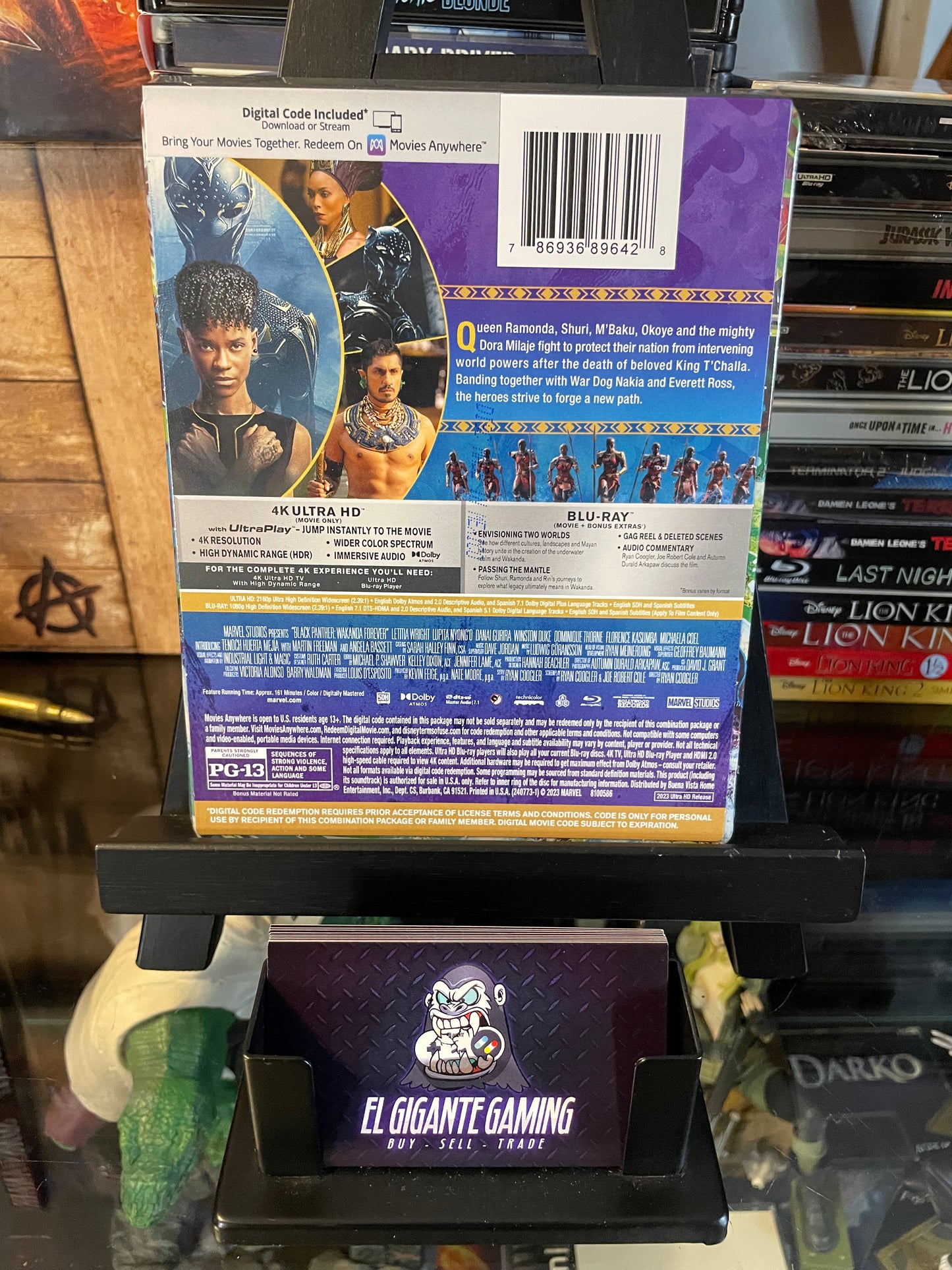BLACK PANTHER WAKANDA FOREVER 4K BLU-RAY DIGITAL LIMITED EDITION STEELBOOK