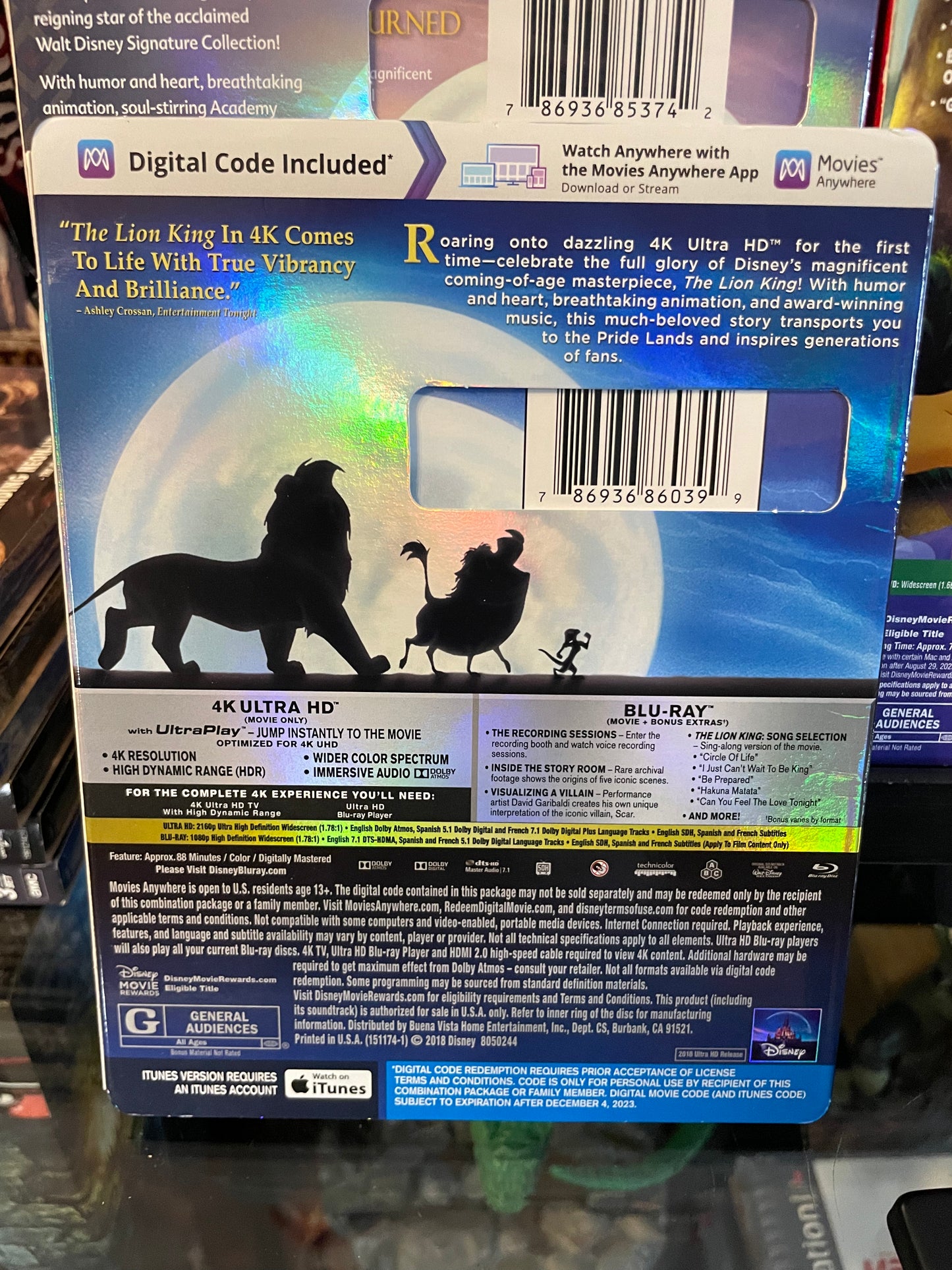 Lion King Bundle: 4K/Blu Rays