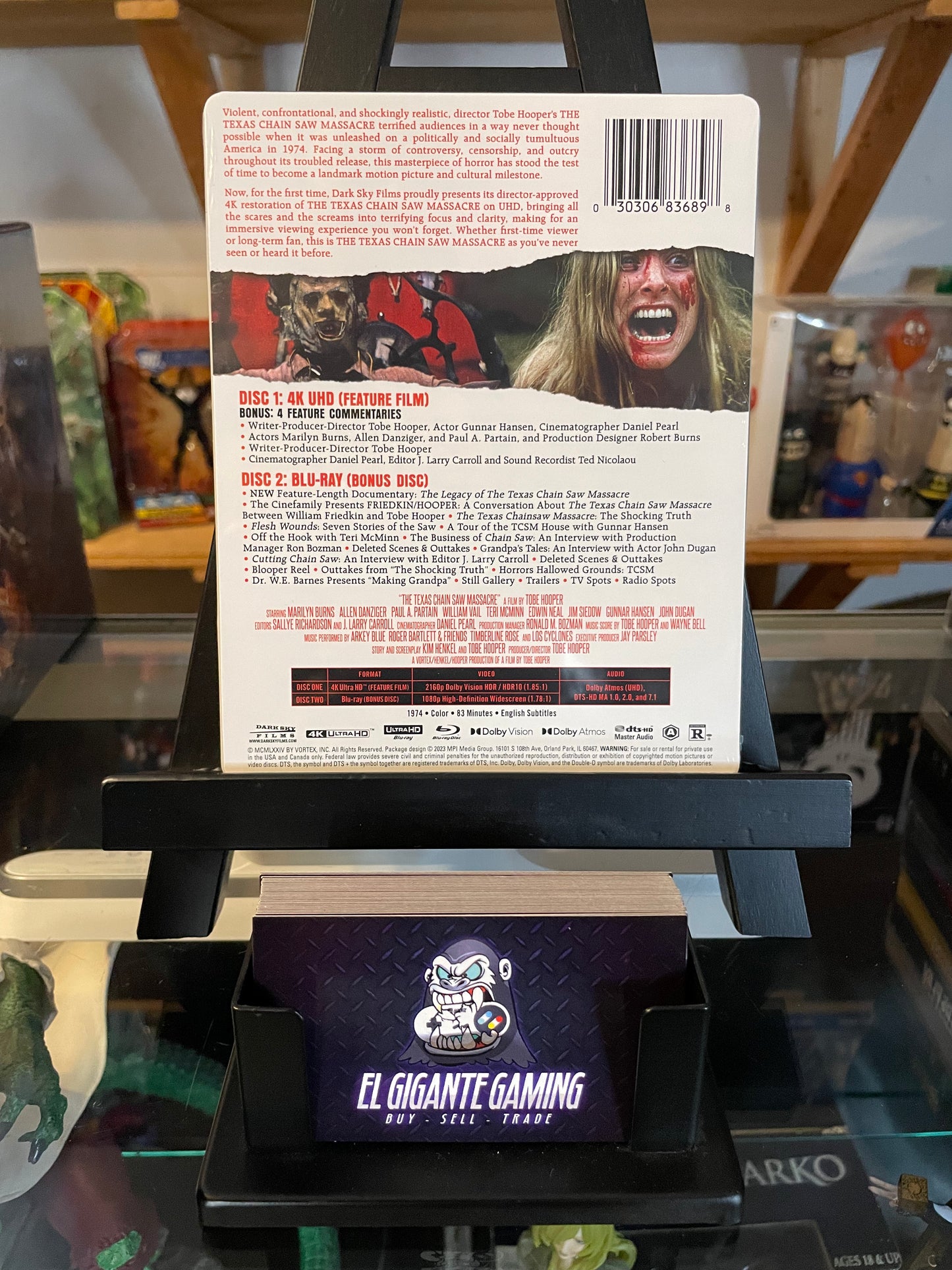 The Texas Chain Saw Massacre (Ultra HD, 1974) Steelbook