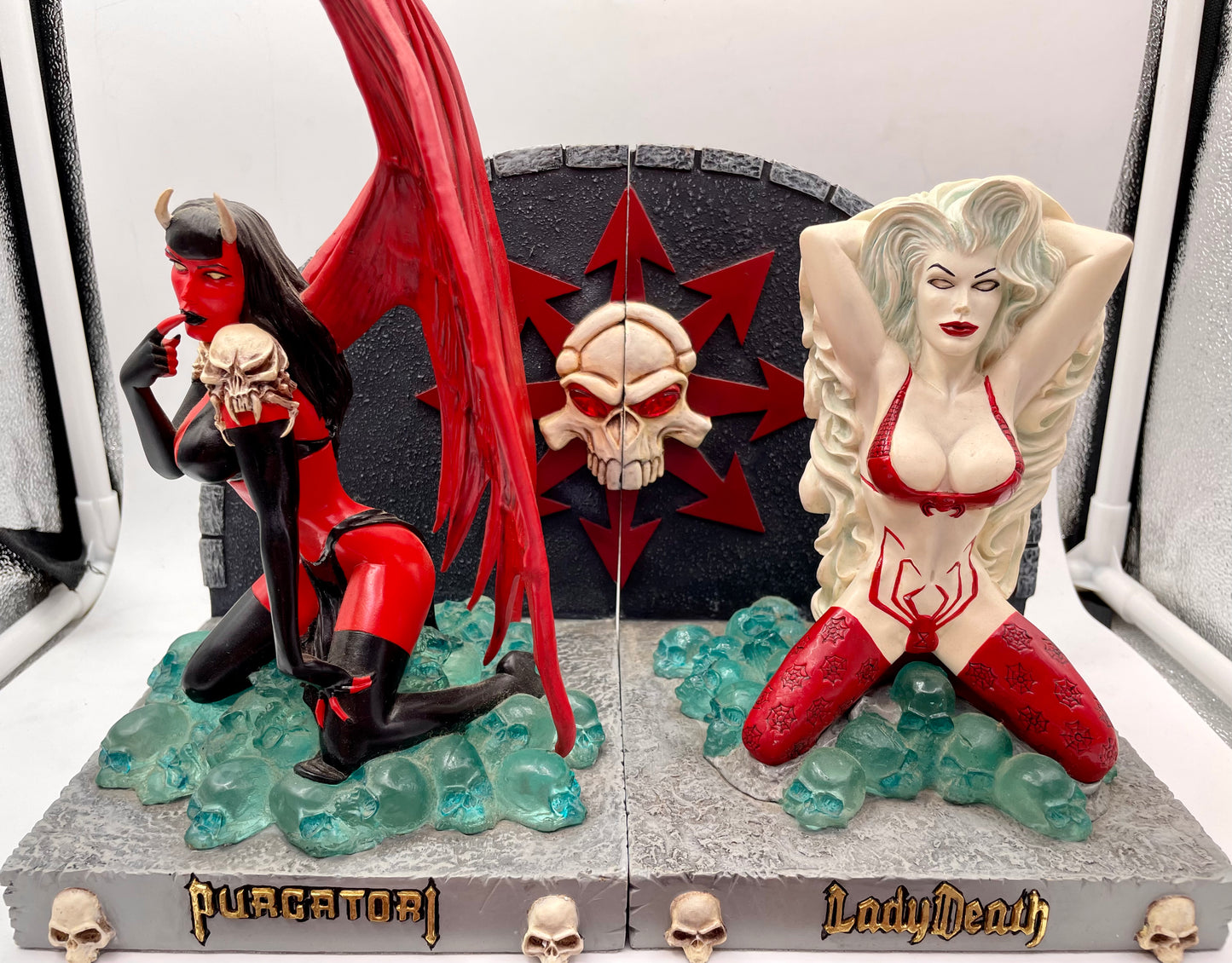 Chaos Comics Lady Death & Purgatory Book Ends