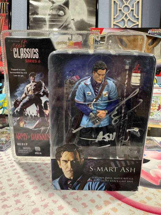 SIGNED NECA S-Mart Ash Army of Darkness Cult Classics Series 6 Action Figure