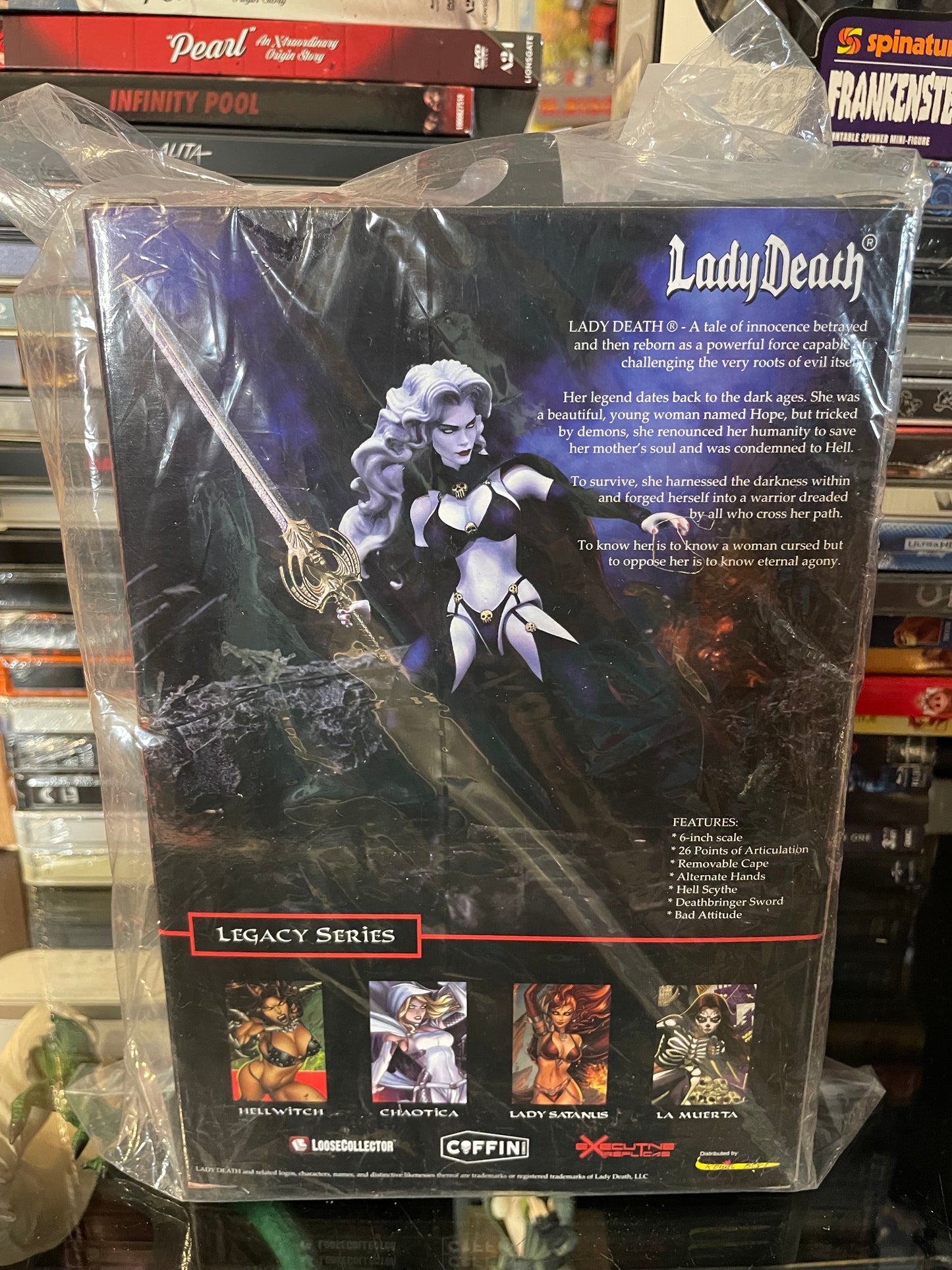 Lady Death Action Figure Scarlet Red Edition