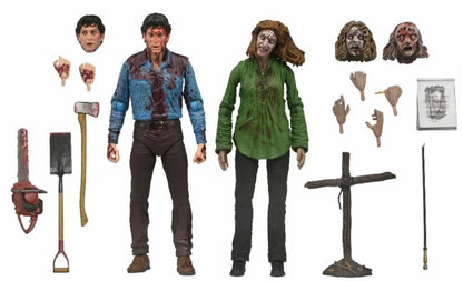 Evil Dead Ultimate Bloody Ash & Cheryl Williams Action Figure Two-Pack