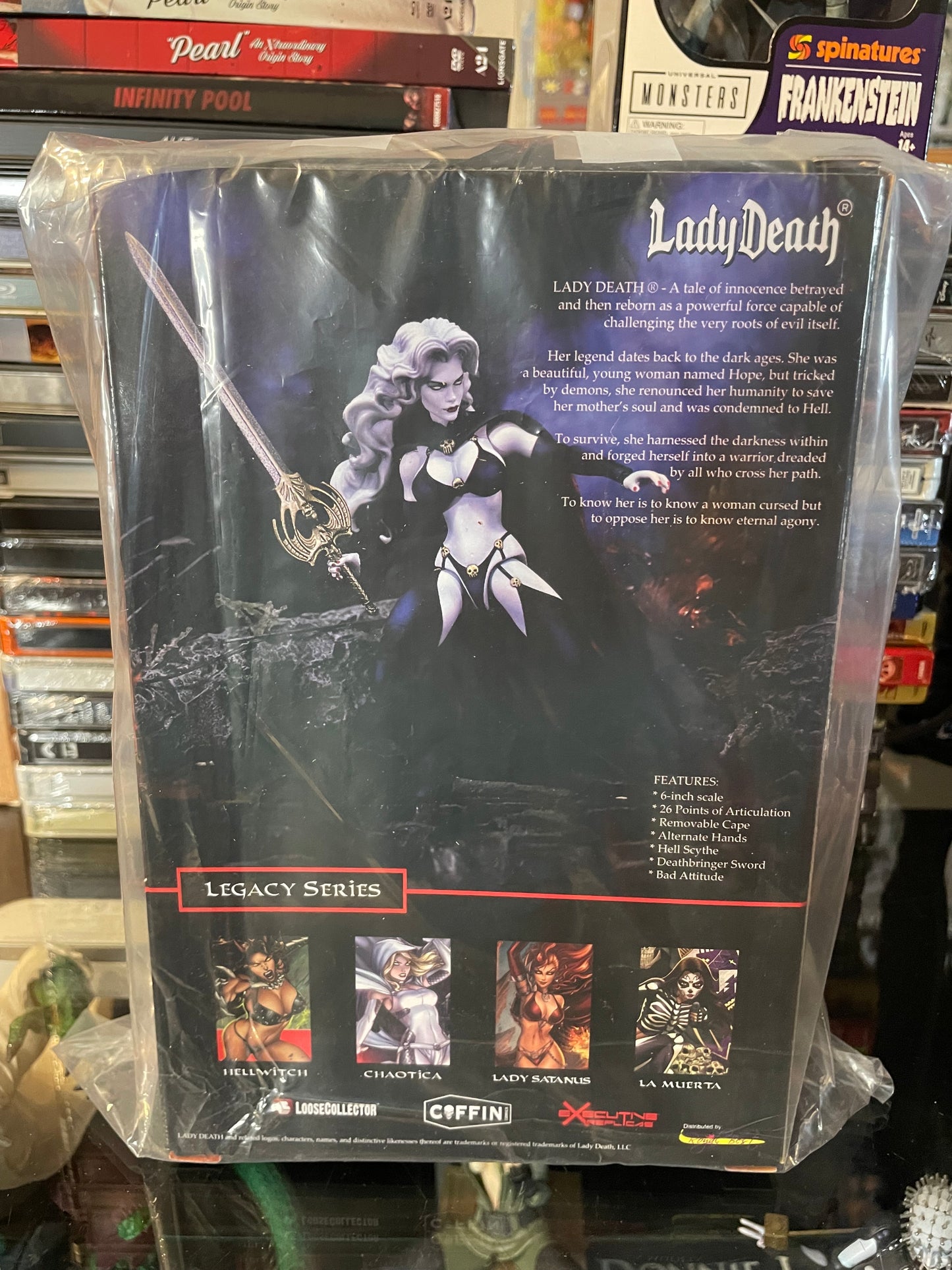 Lady Death Action Figure Violet Edition