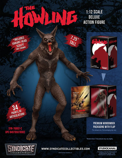 THE HOWLING 1:12 SCALE WEREWOLF ACTION FIGURE