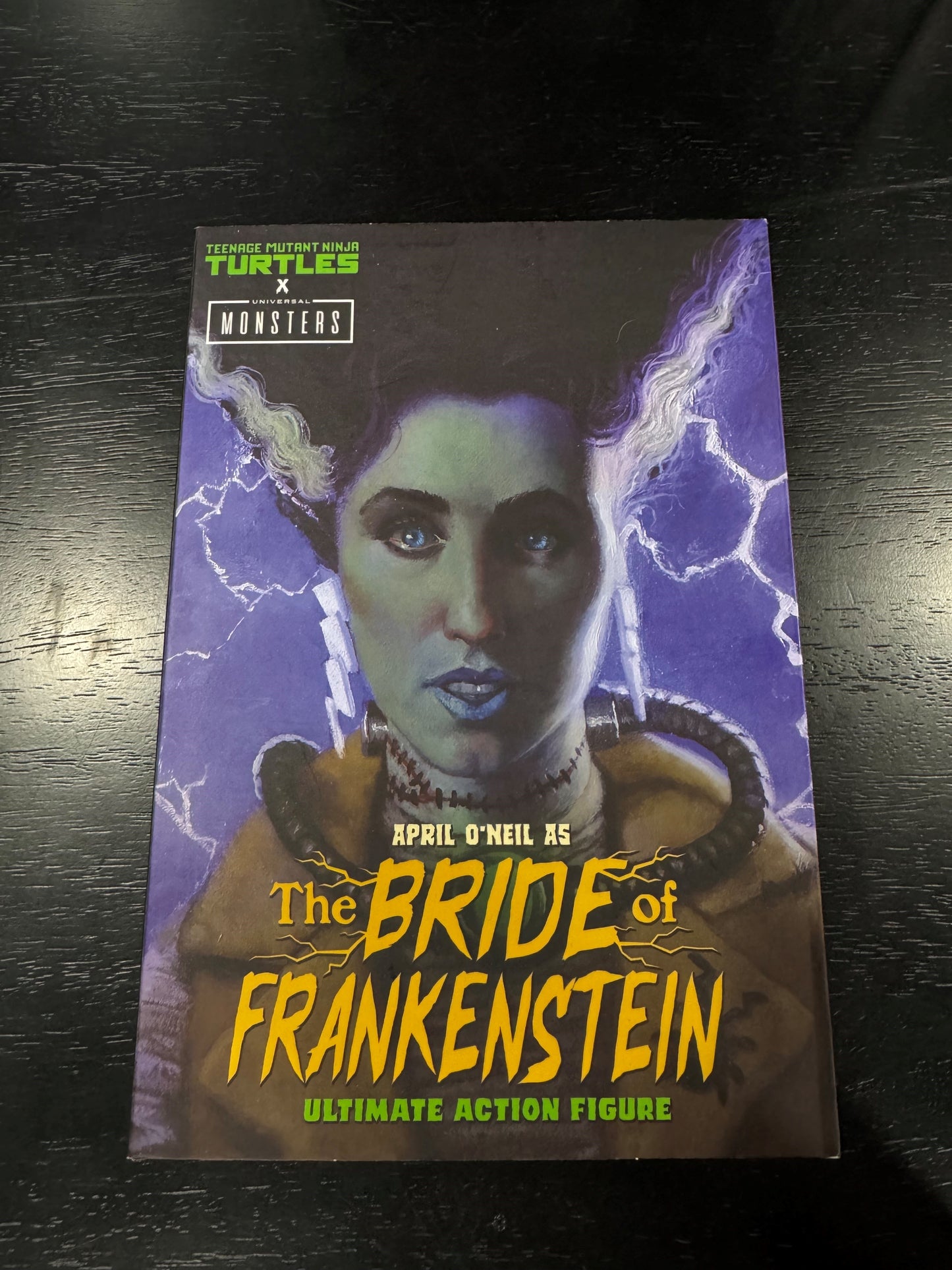 Signed: Universal Monsters x Teenage Mutant Ninja Turtles - April as The Bride of Frankenstein 7” Scale Action Figure